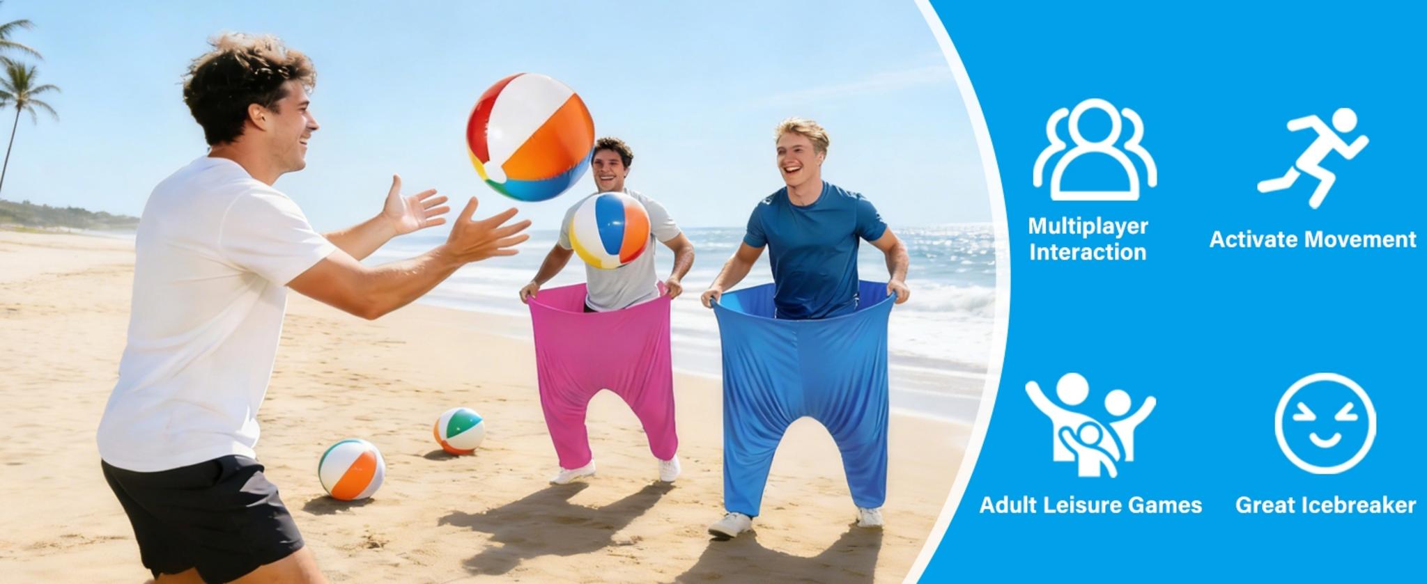 Giant Granny Pants Yard Game Set - 24Pcs Funny Outdoor Tossing Activities image 10