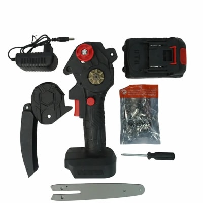 24V Mini Electric Chainsaw Cordless Wood Cutter