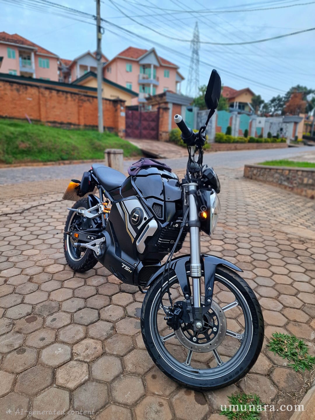 Electric Motovehicle (Moto y'amashanyarazi) supersoco