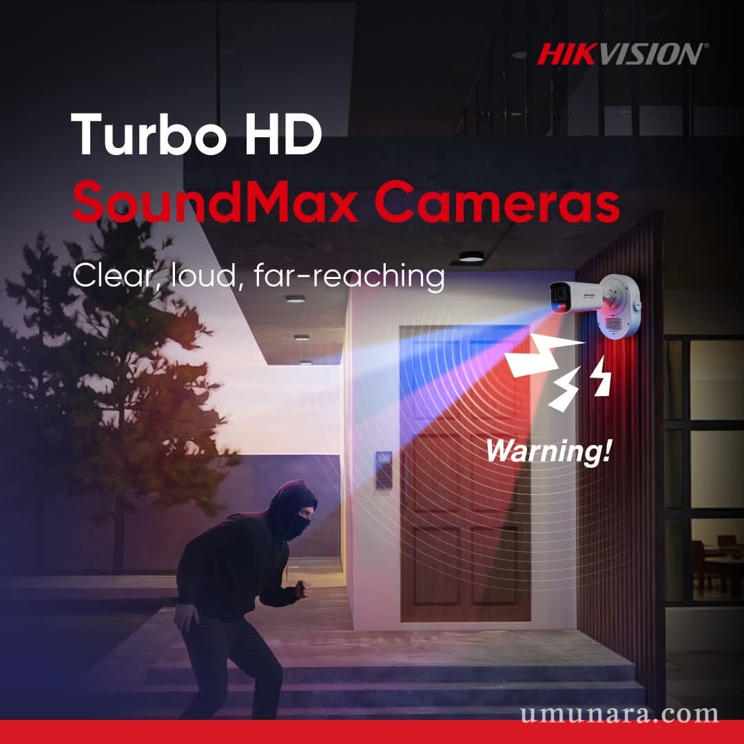 🔊 The Hikvision Turbo HD SoundMax Camera is here! 🚨 