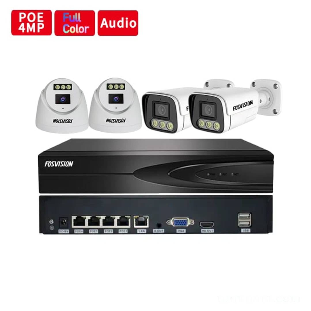 🔴 PROMOTION IDASANZWE – CCTV IP POE KIT (FOSVISION) 🔴  🛡️ Secure your Home | 