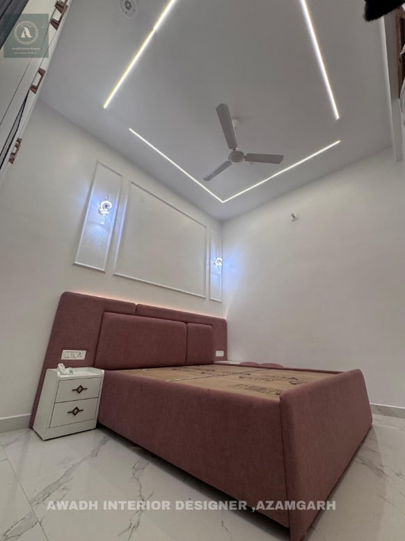 Bedroom with Modular False Ceiling
