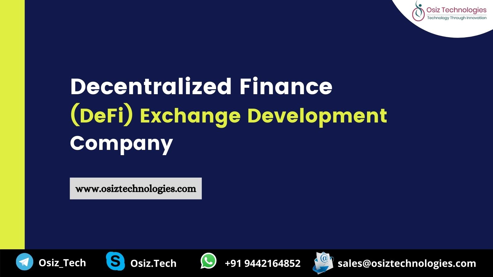 Decentralized Finance (DeFi) Exchange Development Company ...