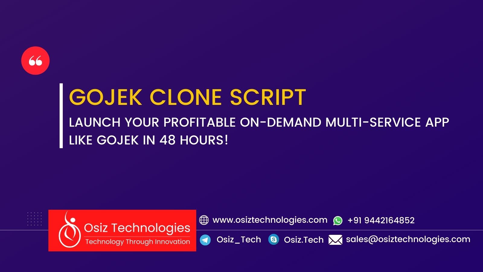 Gojek Clone Script