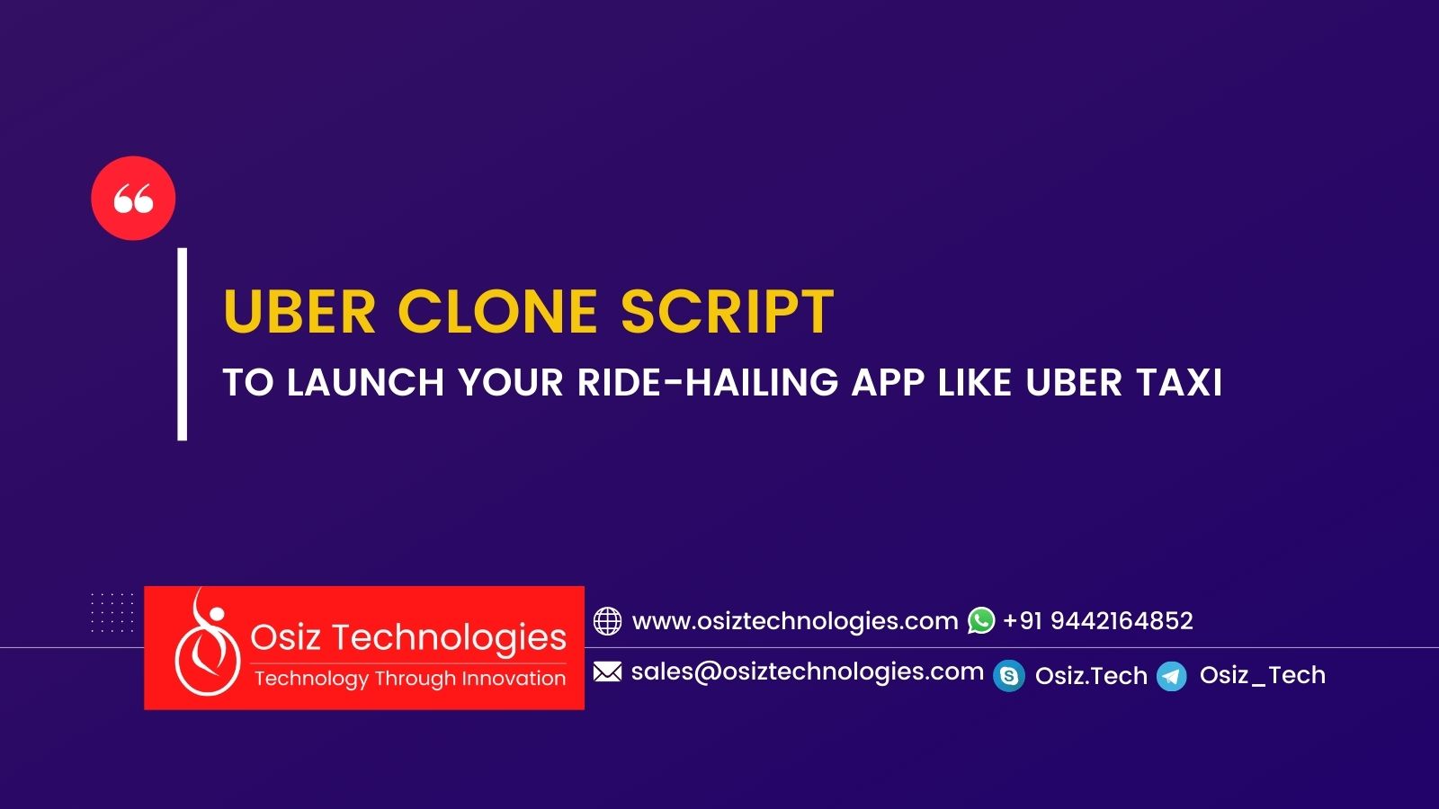 Uber Clone Script