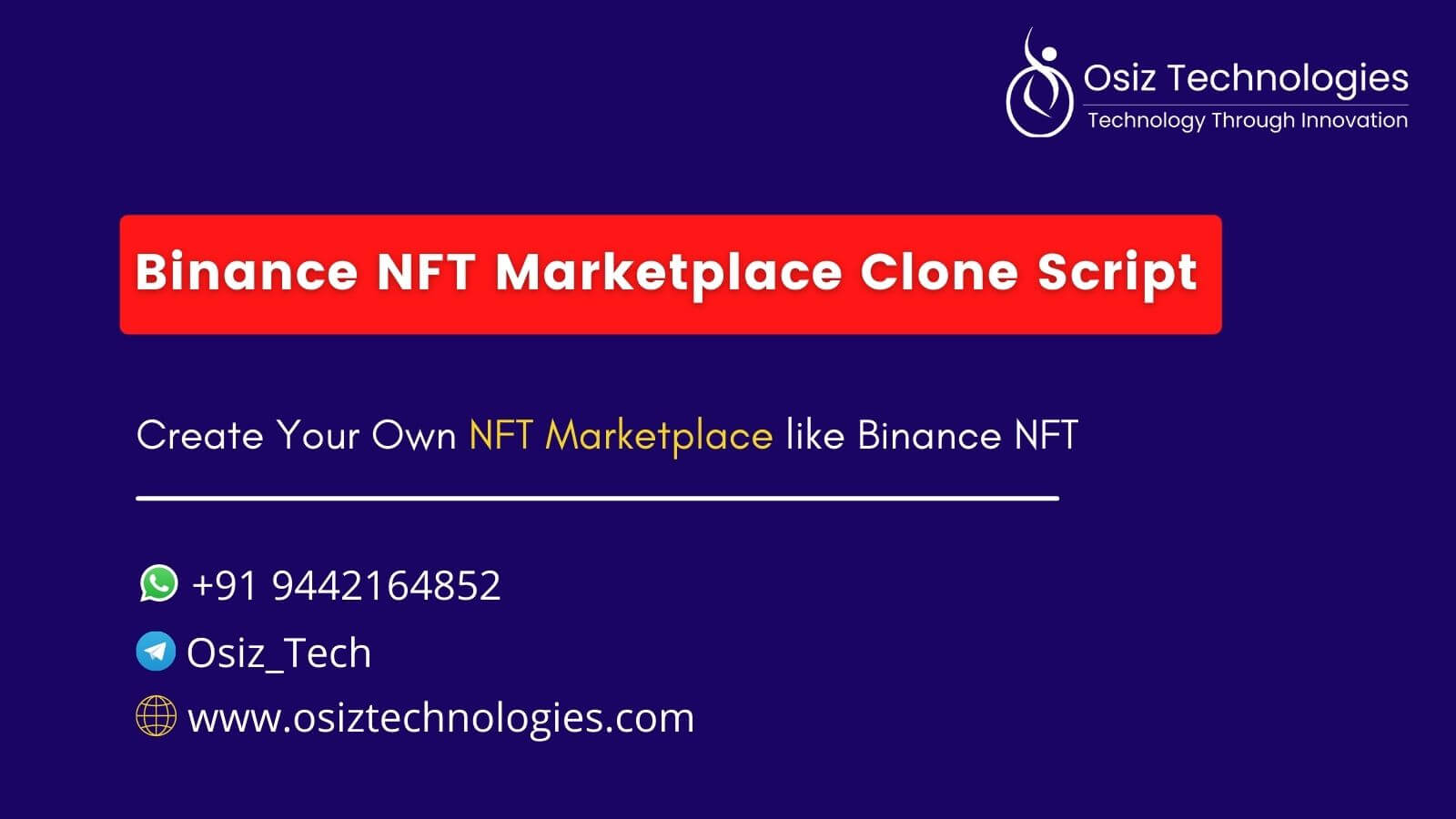 binance nft marketplace clone 