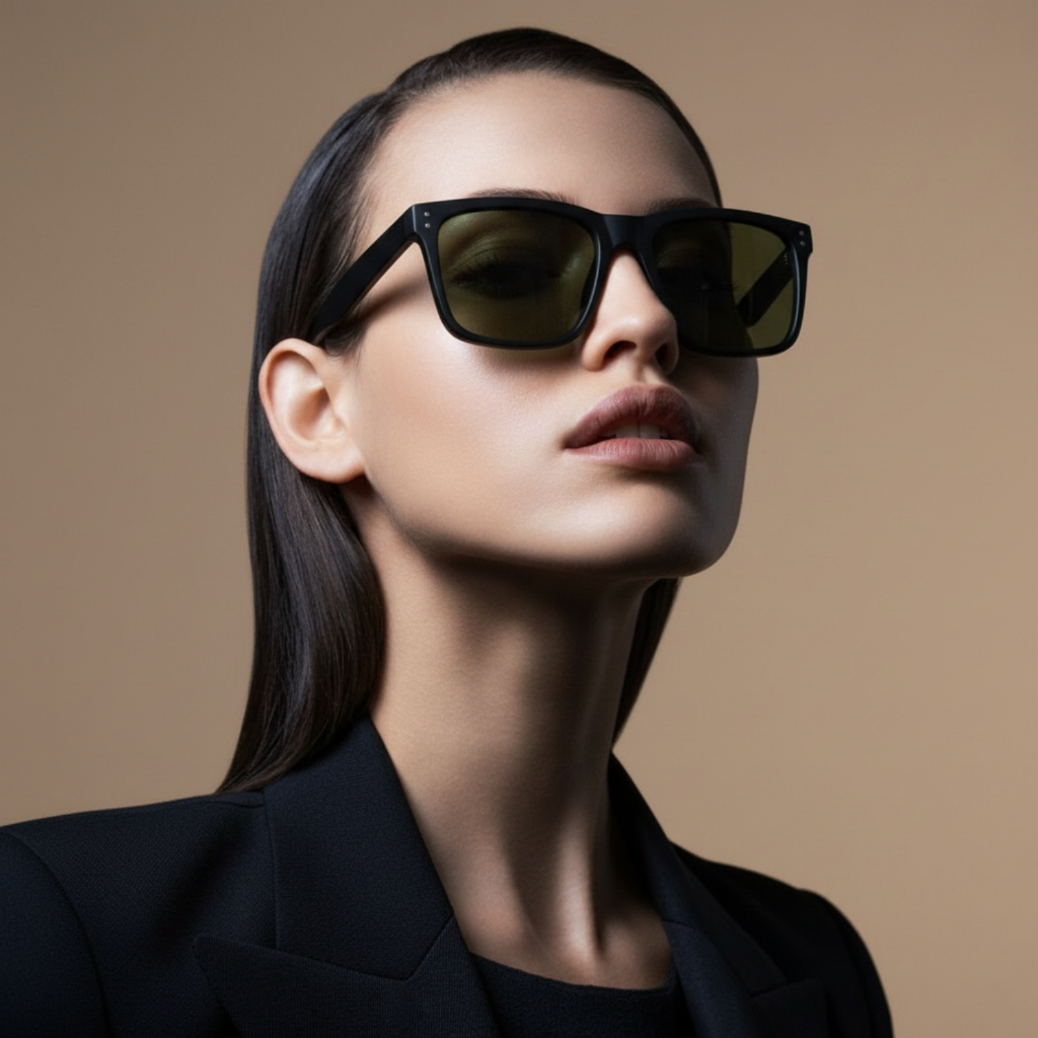 Looplense Sunglasses | Polarized G15 Lens, Matte Black PC Frame, Anti-Glare UV Protection | Lightweight Outdoor & Everyday Eyewear view 2
