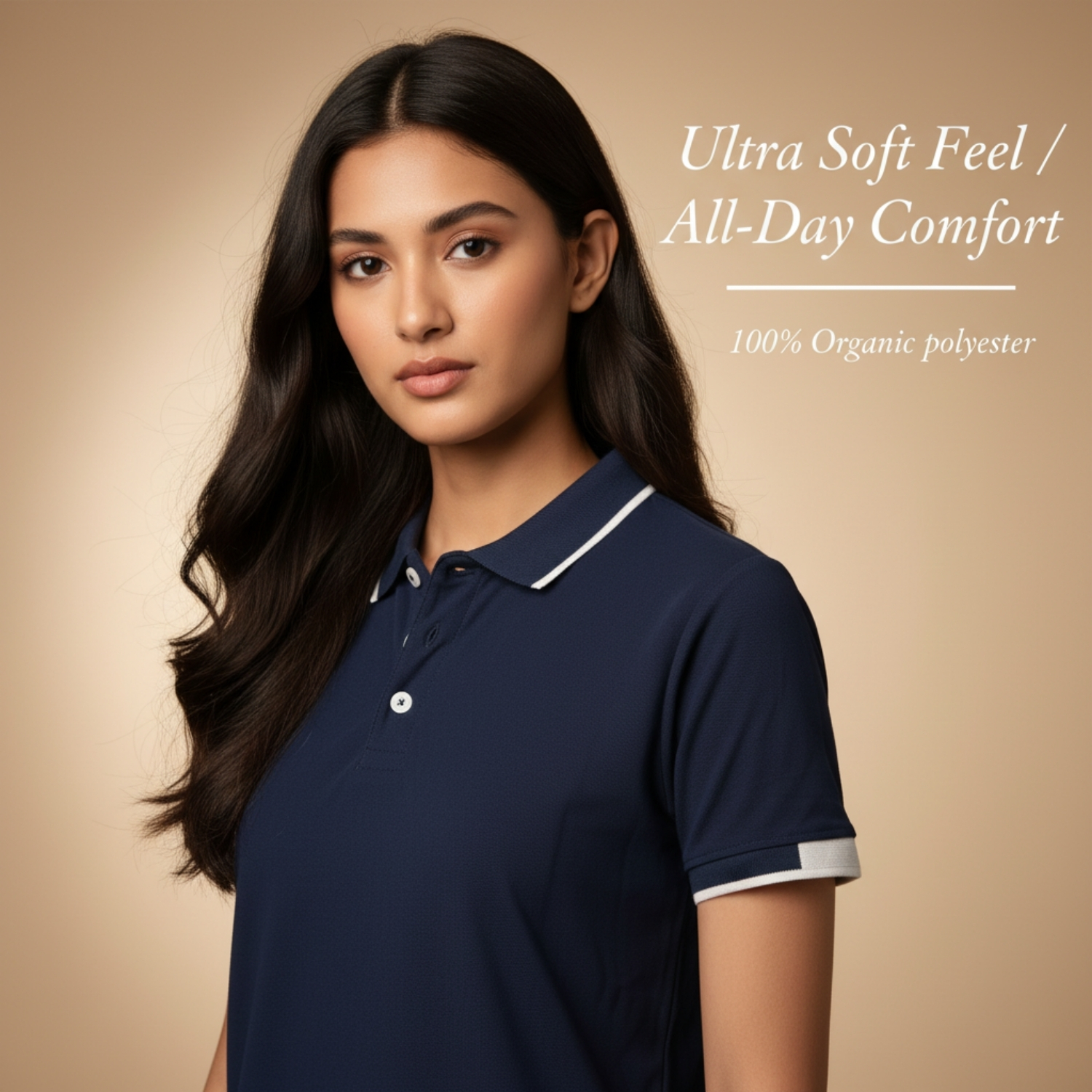 Ciclo Breathe T-Shirt   | 100% Ciclo Polyester Pique Knit, Breathable Fabric, Classic Polo Collar | Smart Casual & Uniform Wear view 4