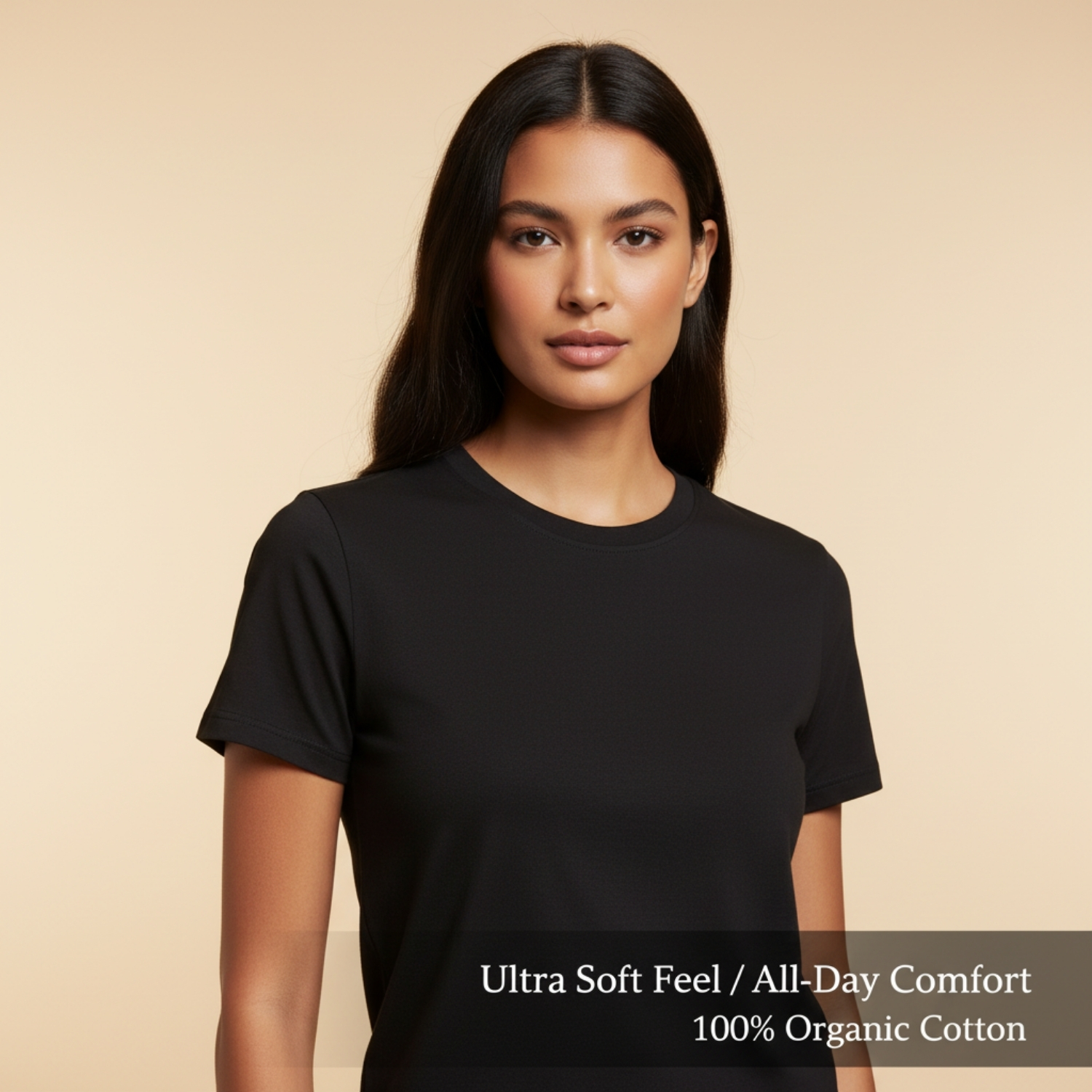 Velar Round Neck T-Shirt  | 100% Cotton, Soft & Breathable, Premium Weight, Structured Fit | Everyday & Smart Casual Wear view 4