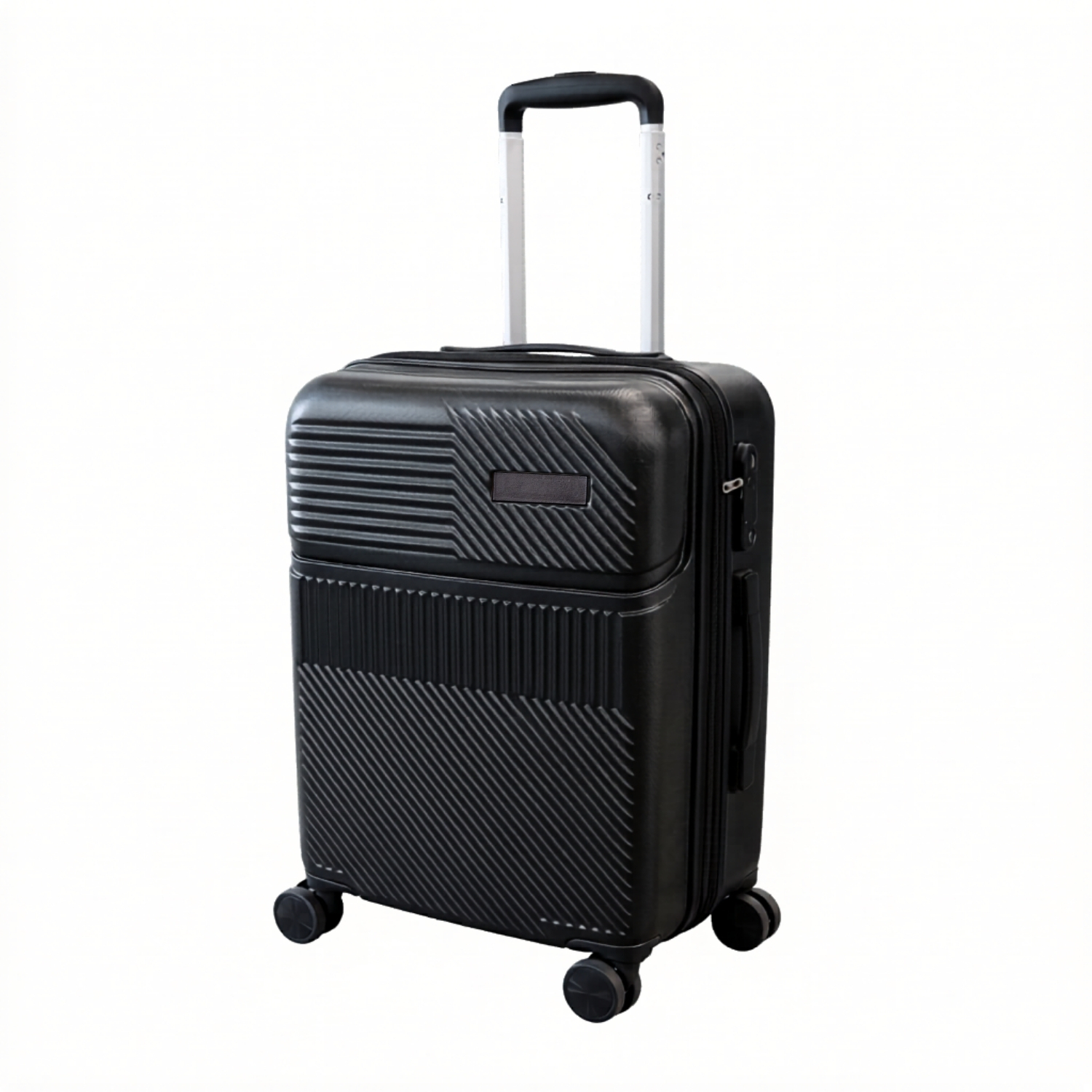 20-Inch Polycarbonate Cabin Suitcase | Lightweight Hard Shell Luggage with TSA Lock, 8 Spinner Wheels & Telescopic Aluminum Handle | Travel Carry-On Trolley Bag view 2