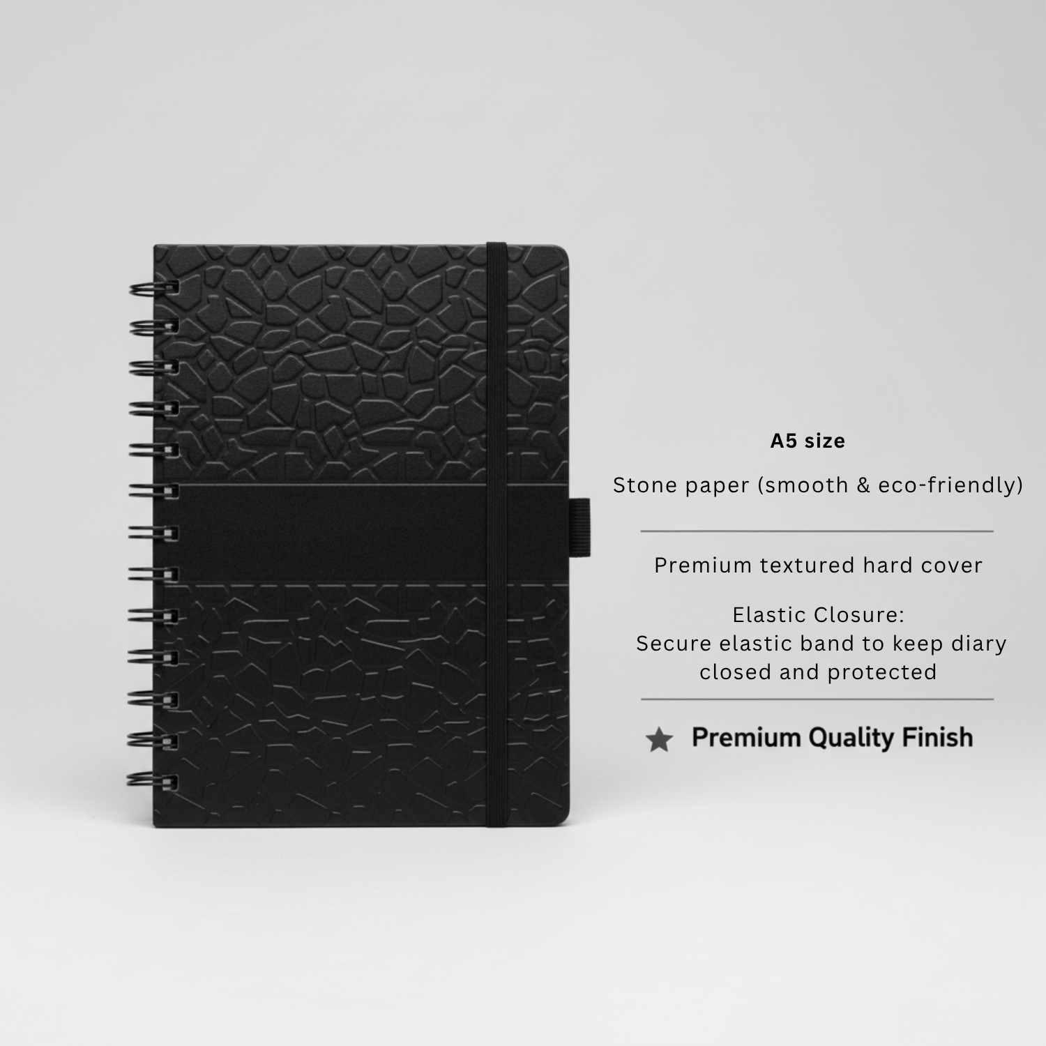 StoneFlow ReWrite | Waterproof & Tear-Resistant Eco Notebook with Erasable Gel Pen, Smooth Writing Surface | Sustainable Everyday Notebook view 3