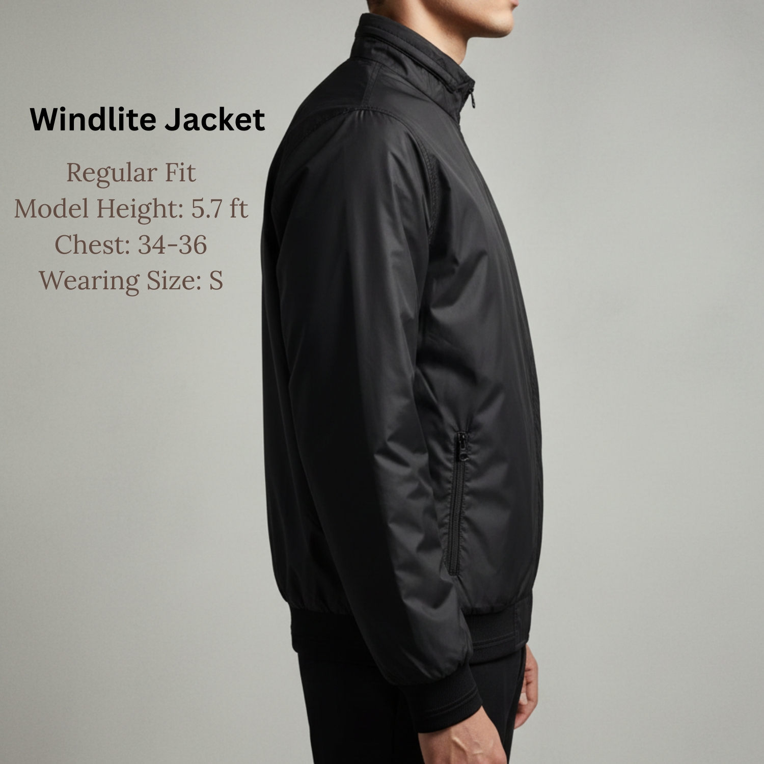 Windlite Jacket | Lightweight Quick-Dry Jacket with Wrinkle-Resistant Fabric, Smooth Finish & Durable Build | Travel & Everyday Wear view 3