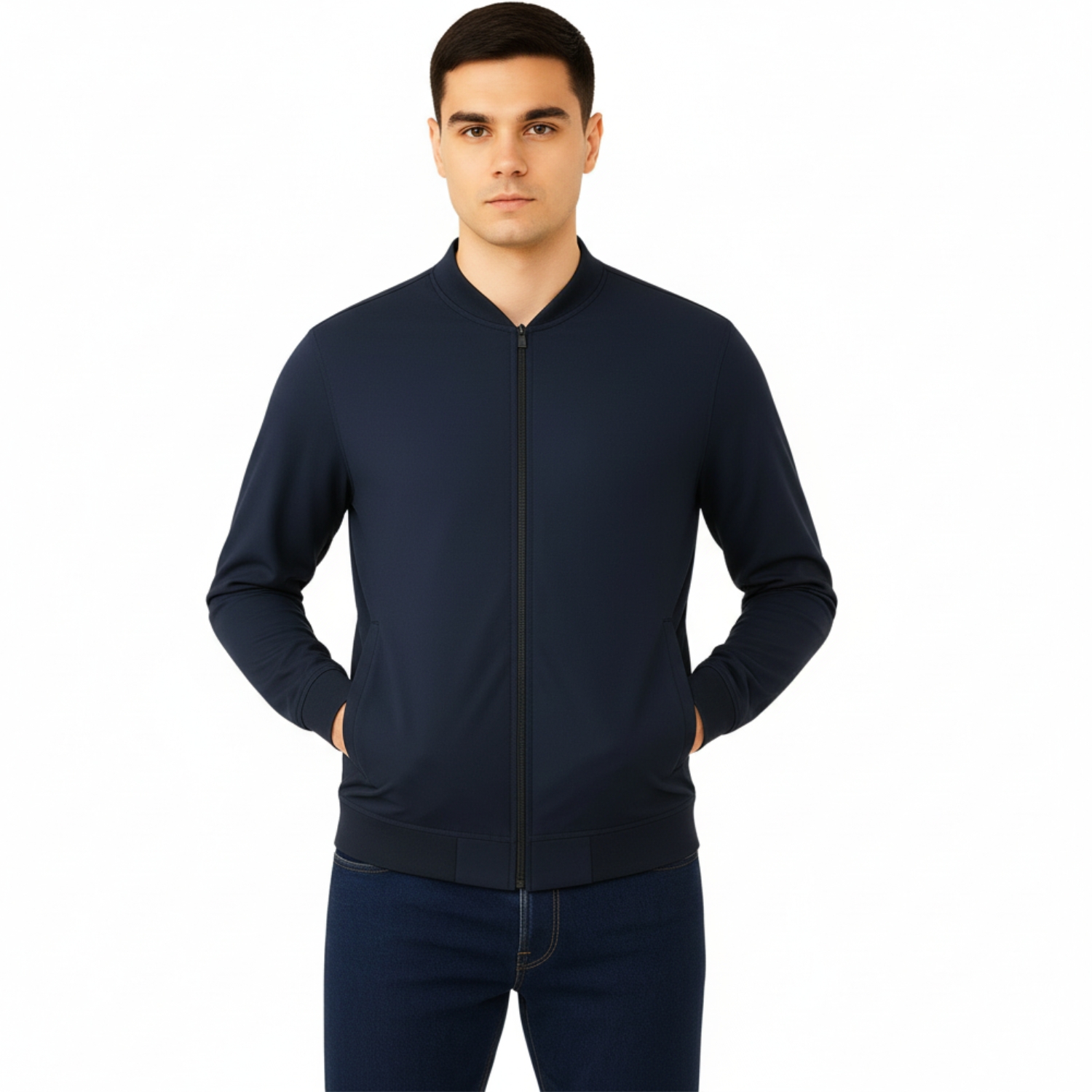Feather Guard Jacket | Lightweight Quick-Dry Jacket with Wrinkle-Resistant Fabric, Smooth Finish & Durable Build | Travel & Everyday Wear view 2