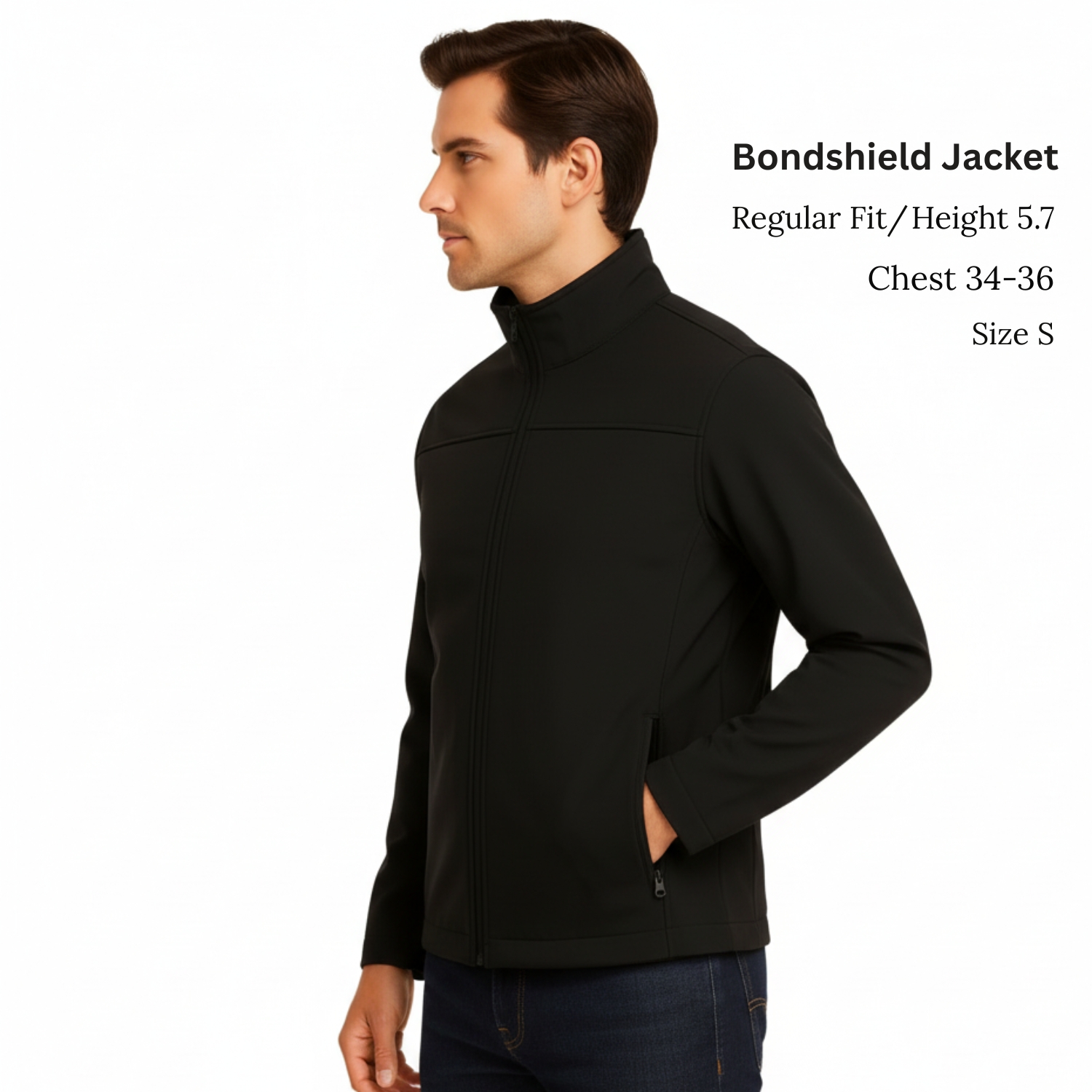 Bondshield Jacket  | Lightweight Quick-Dry Jacket with Wrinkle-Resistant Fabric, Durable Build | All-Weather Everyday Wear view 3