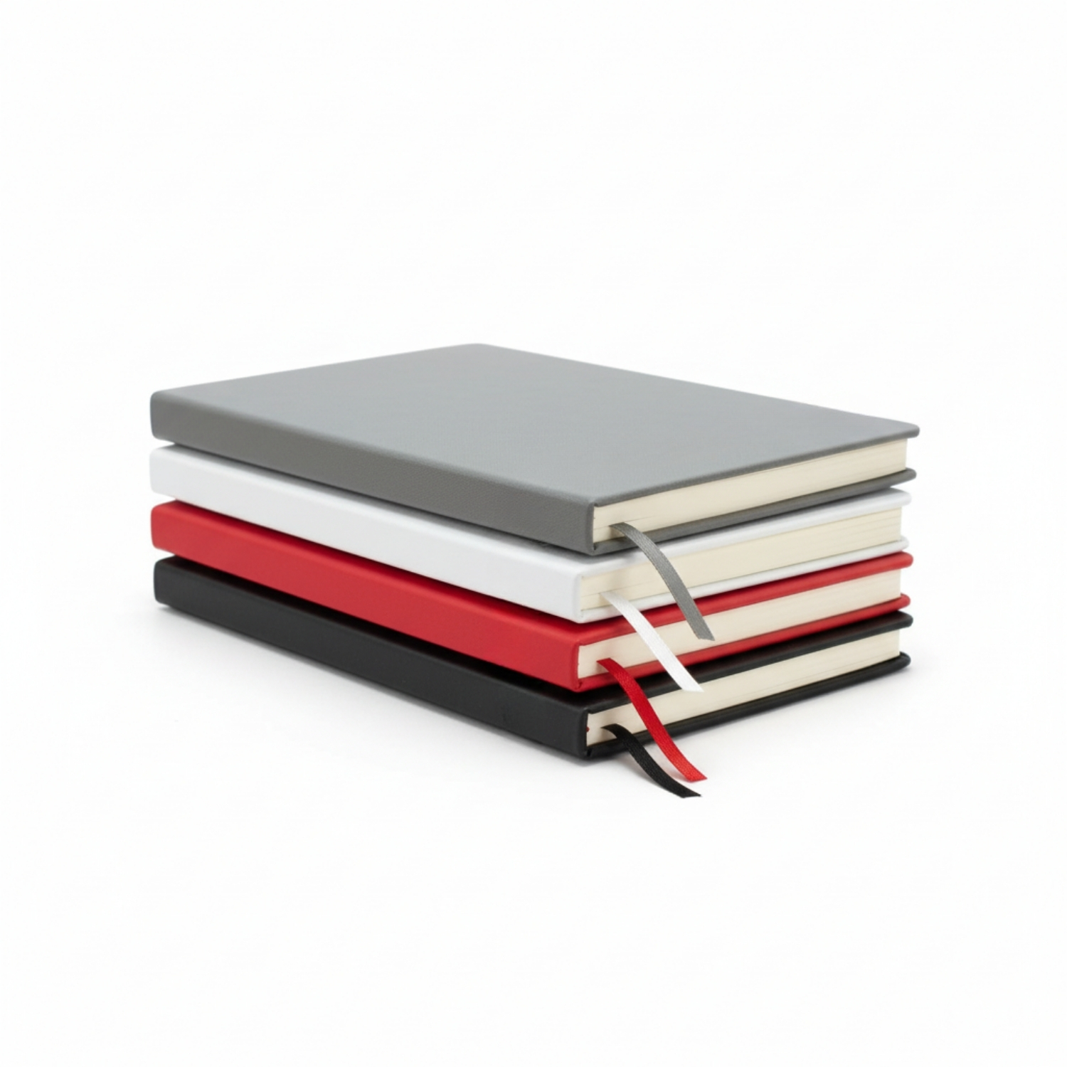 The UrbanEdge Notebook | Premium PU Leather A5 Notebook, Elastic Closure, Bookmark Ribbon, 80 GSM Ruled Pages | Executive Journal for Office, Meetings & Daily Use, Black view 2