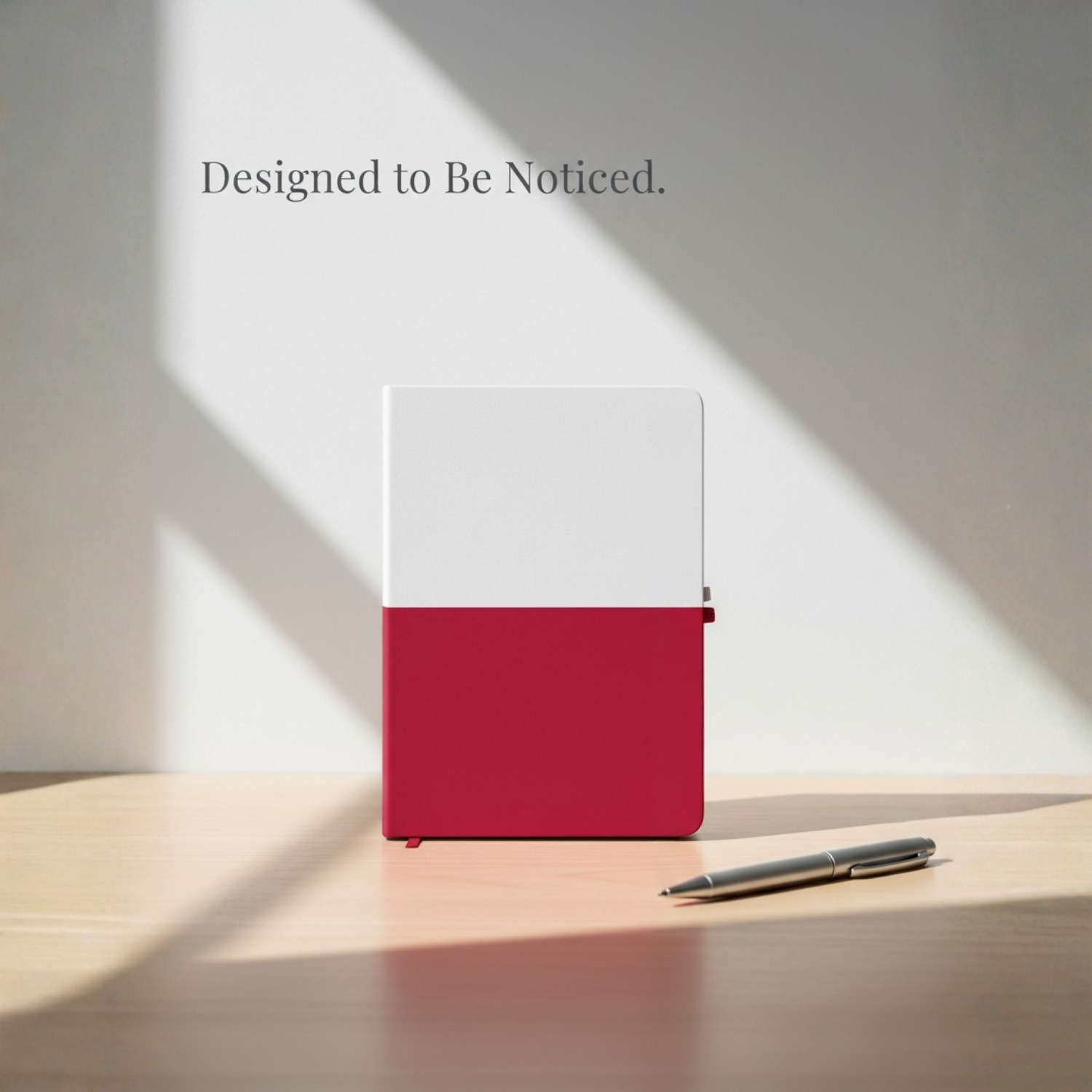 DuoTone Edgebook | A5 Two-Tone PU Hard Cover Notebook with Ruled Pages, Durable Design & Smooth Writing | Office, Meetings & Gifting view 2