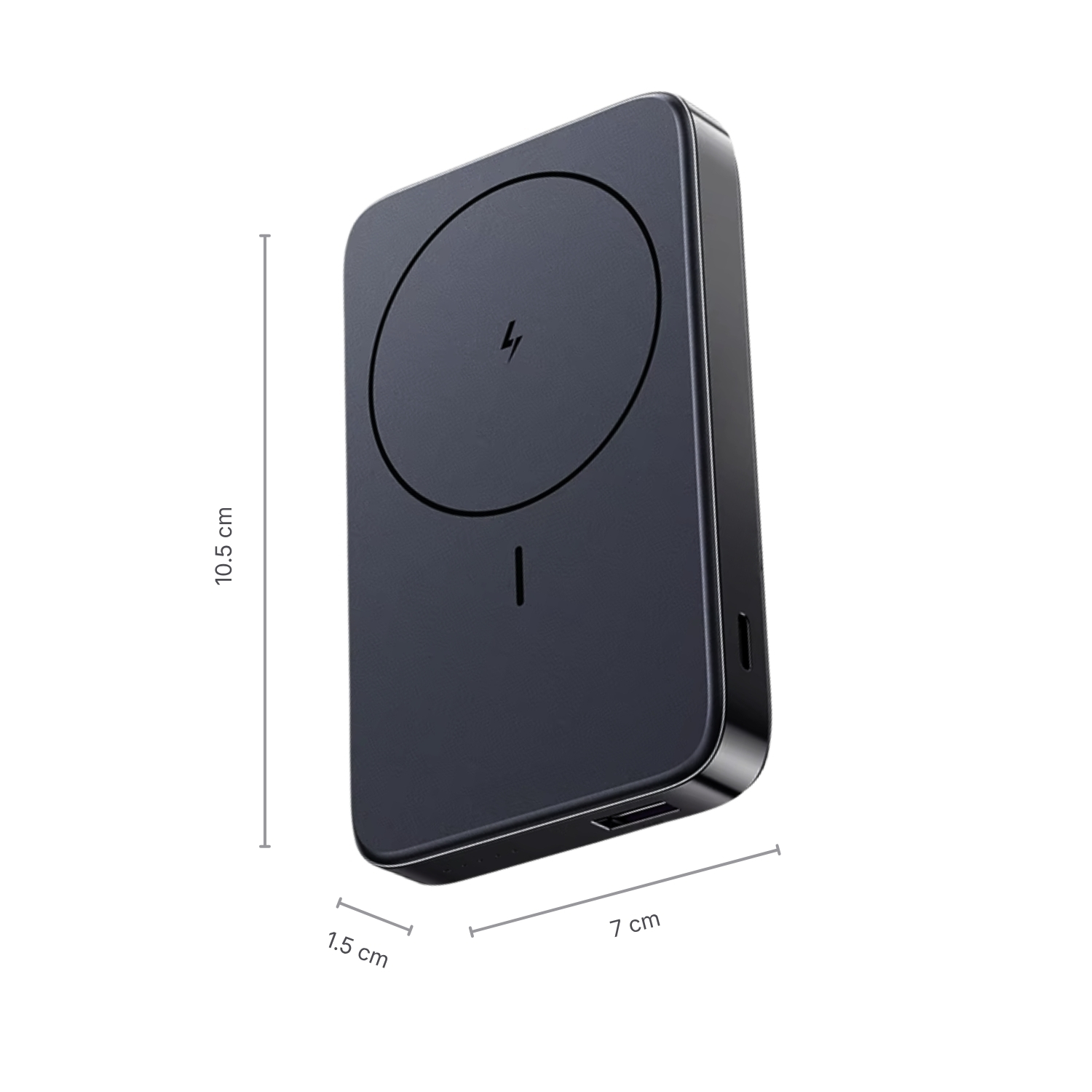 10000mAh Magnetic Wireless Power Bank | 15W Wireless, 22.5W USB-A & 20W USB-C Fast Charging, Foldable Stand & LED Indicators | Multi-Device Charging Power Bank view 3
