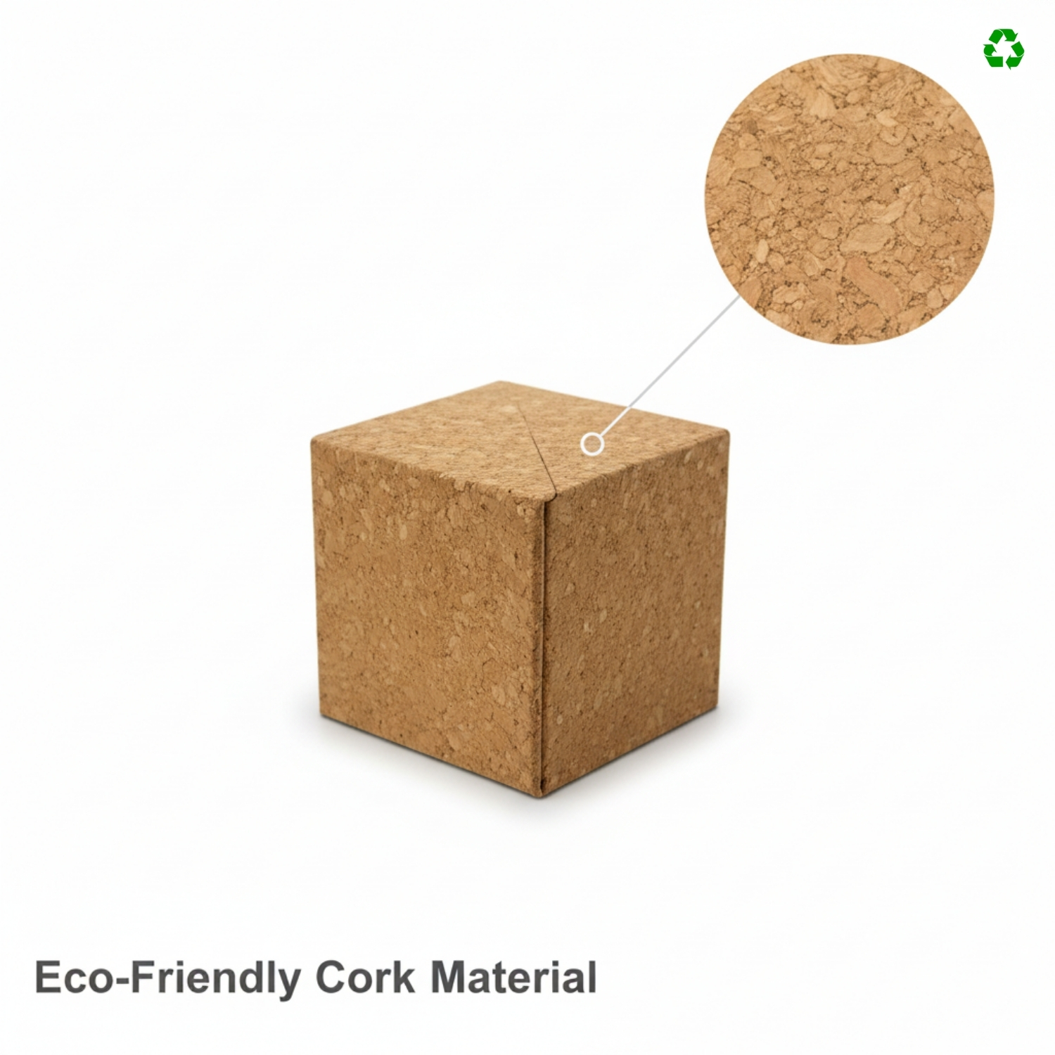 Cork Jot Mini | Eco-Friendly Memo Pad with 5-Color Sticky Strips & 4-Color Notes, Compact Desk Organizer | Sustainable Office Stationery view 2