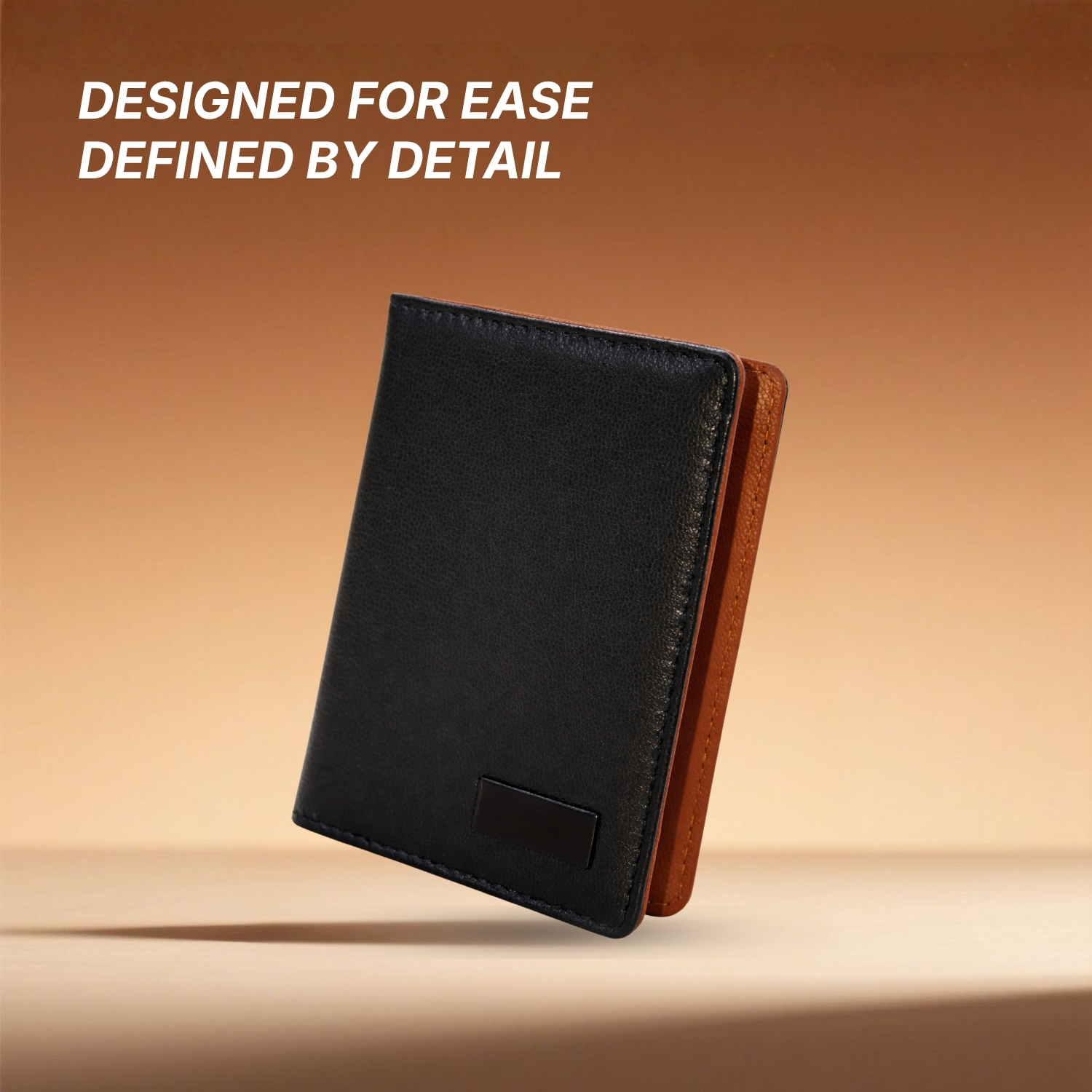 Swift Card Holder | Faux Leather Minimalist Card Wallet with Multi-Slot Storage, Fold Closure & Compact Design | Everyday Carry for Professionals & Travel view 3