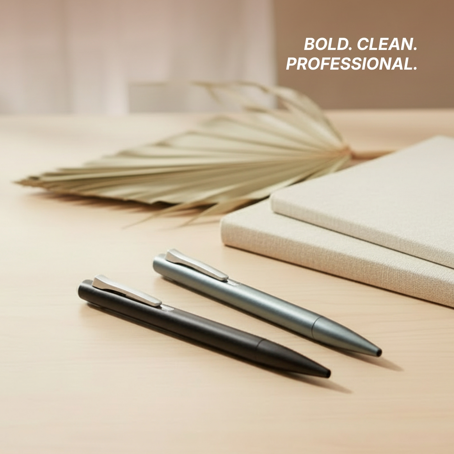 Fade Free Ink Pen | Twist-Action Ball Pen with Dual-Tone Barrel, Chromed Ring & Metal Clip | Premium Writing Pen for Office & Corporate Gifting view 3