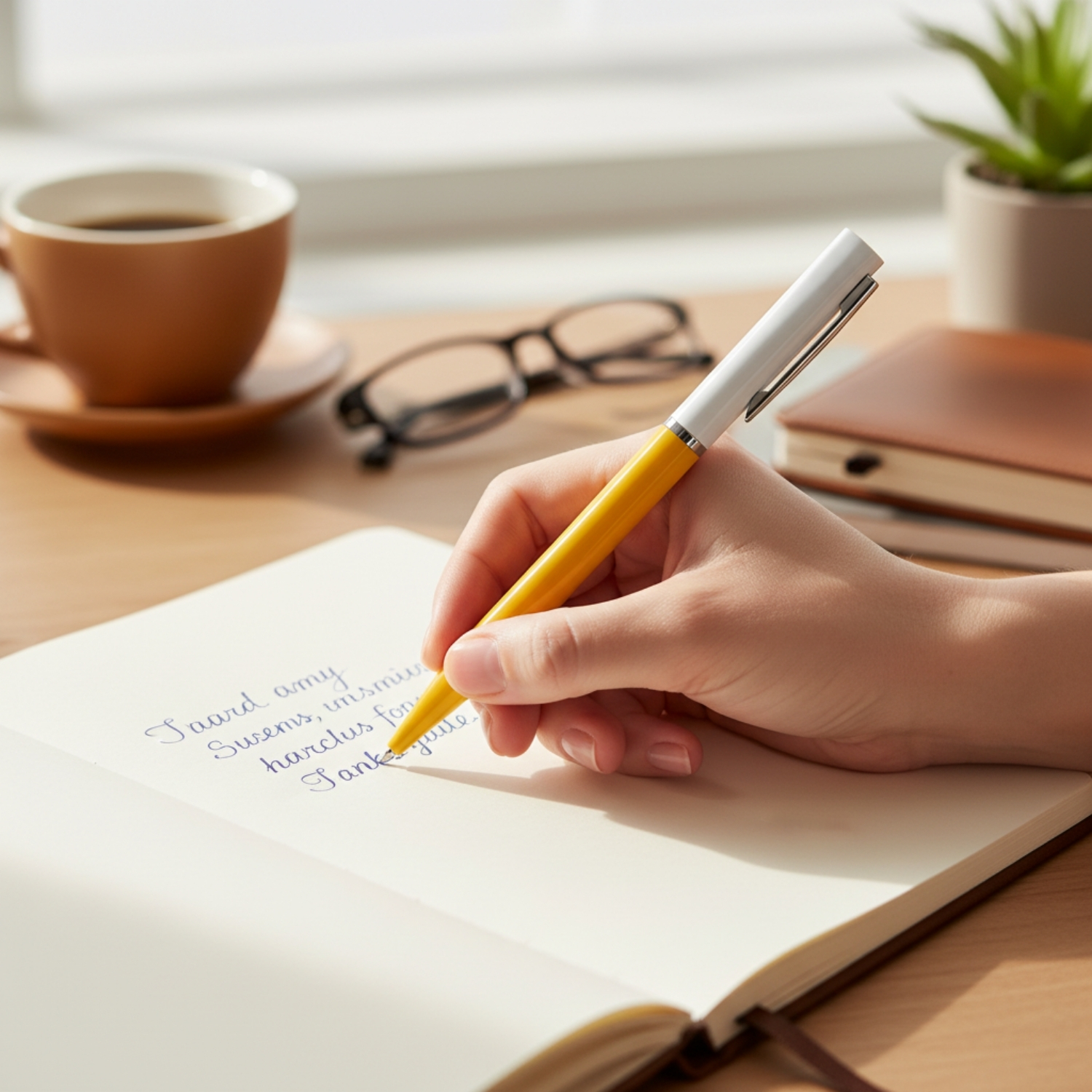 Twist Ballpen | Dual-Tone Twist-Action Pen with Chromed Ring & Metal Clip | Smooth Writing Pen for Office, Gifting & Corporate Branding view 2