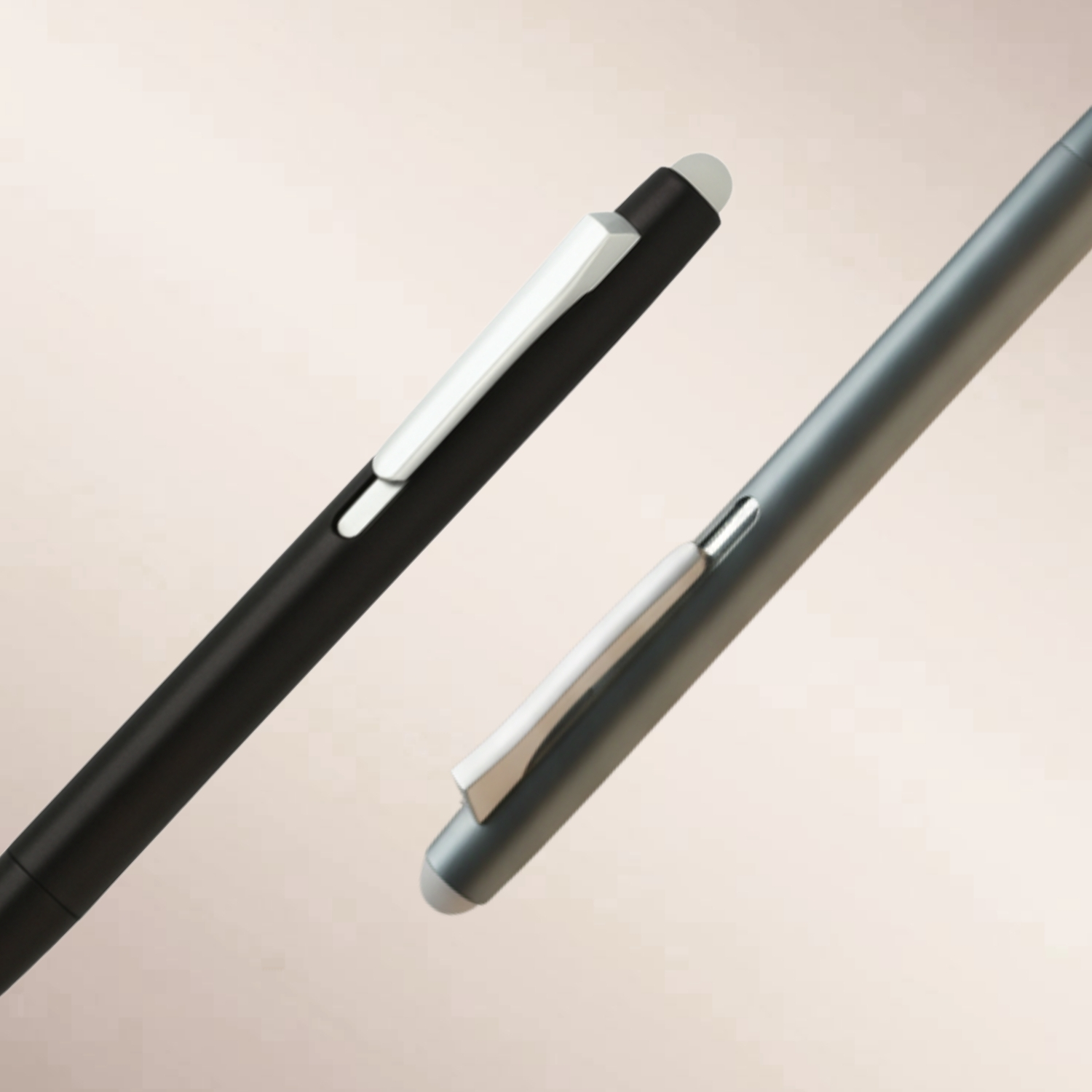 Fade Free Ink Pen | White & Solid Color Barrel Pen with Chrome Ring & Metal Clip, Smooth Writing, Professional Design | Corporate Gifting Pen view 4