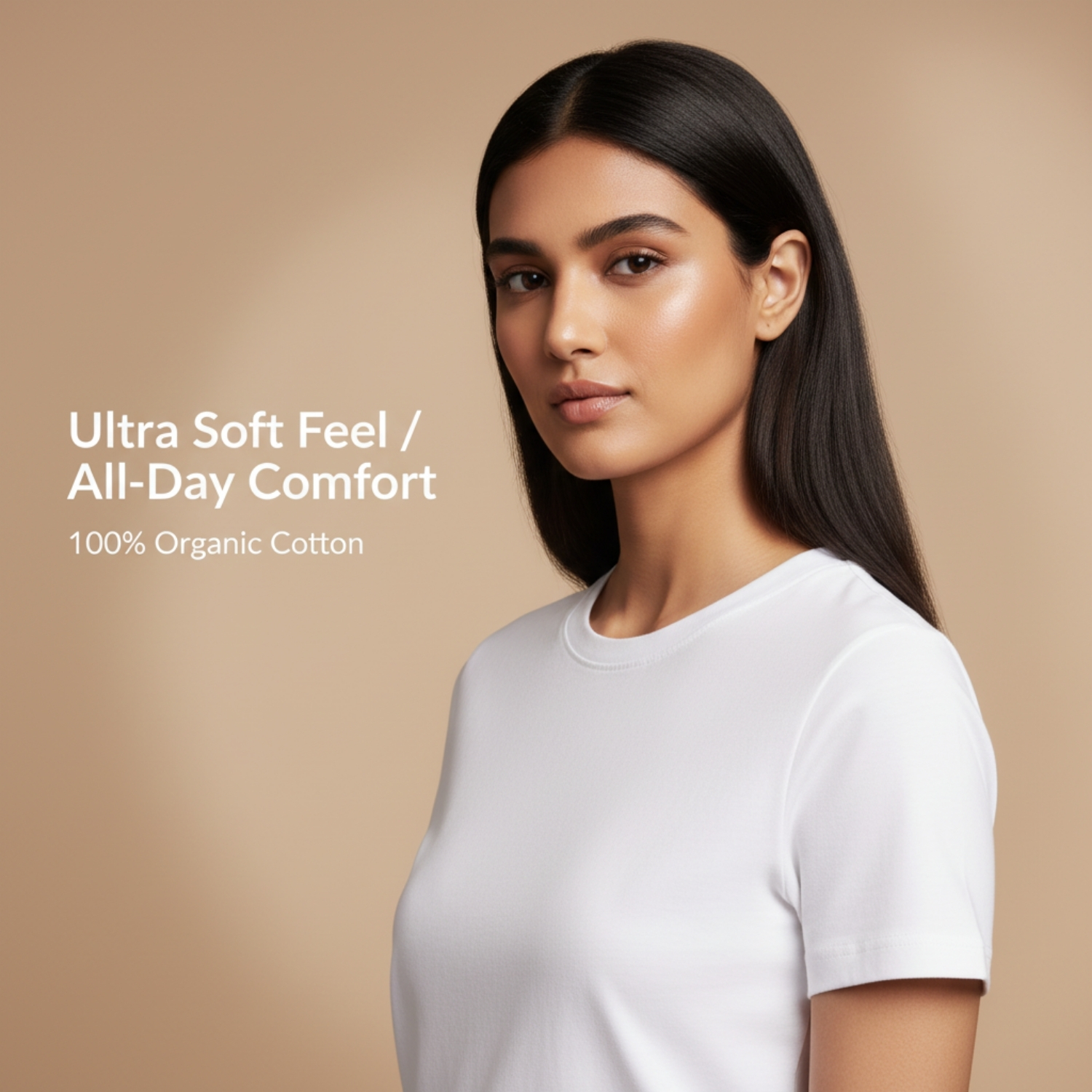 Velar Round Neck Tee | Comfortable Cotton T-Shirt with Flexible Fit, Lightweight Breathable Fabric & Smart Casual Style | Corporate, Campus & Everyday Wear view 4