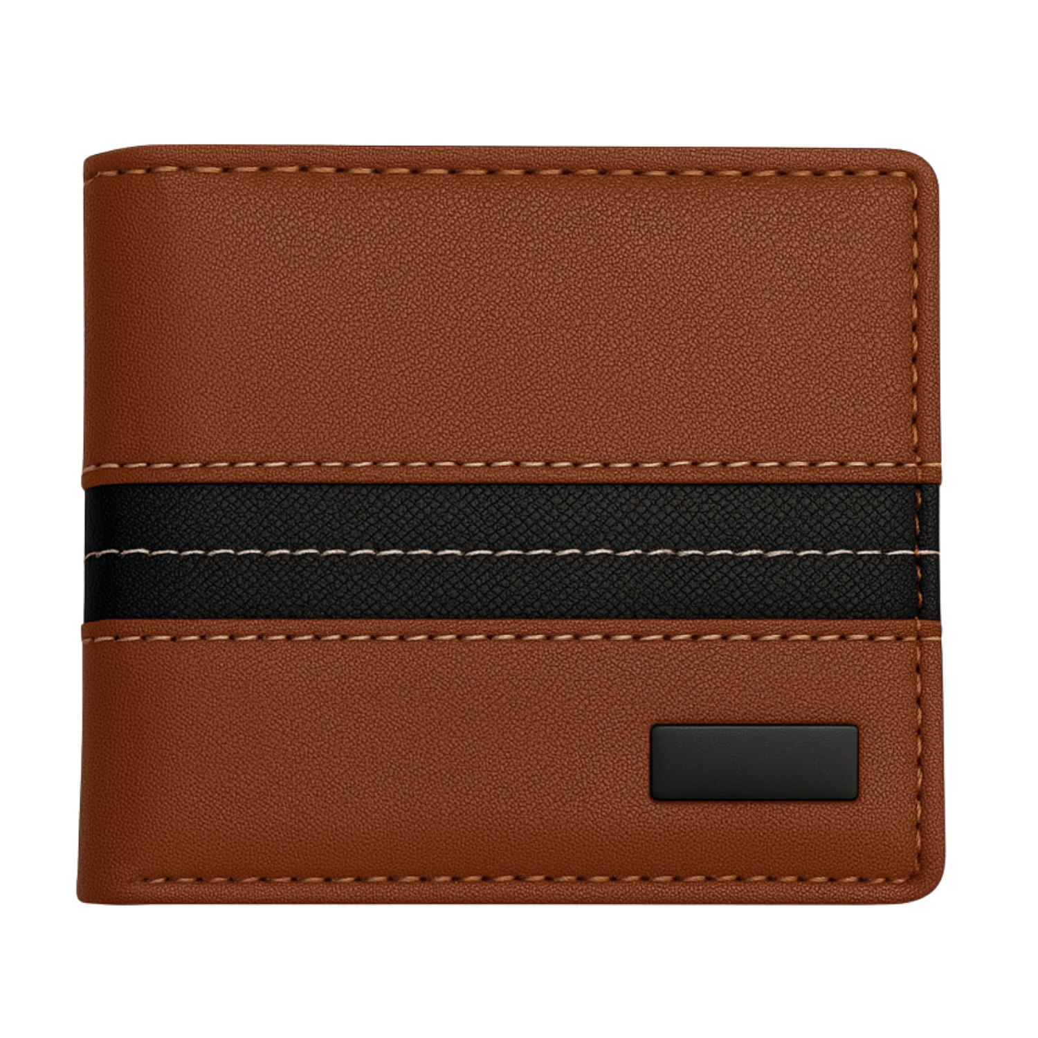 Urban Edge Wallet 2 | Premium Leatherette Bi-Fold Wallet with Card Slots, ID Window & Cash Compartment, Slim Soft-Touch Design | Corporate & Everyday Use Wallet