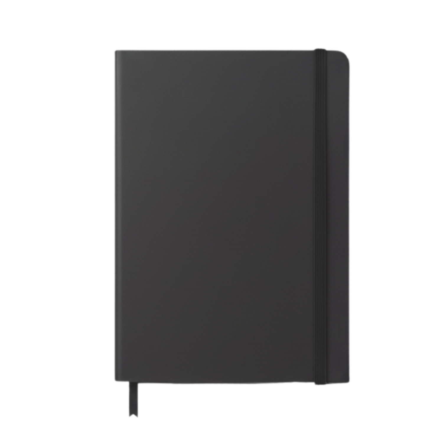 Urban Edge PU Notebook | Premium PU Leather A5 Notebook, Elastic Closure, Bookmark Ribbon, 80 GSM Ruled Pages | Executive Journal for Office, Meetings & Daily Use, Black