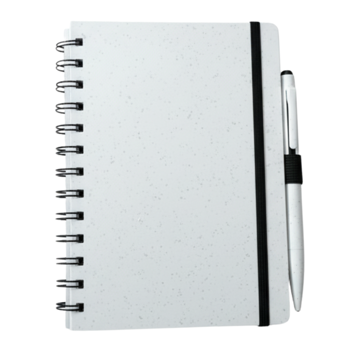 Note Shield ABS Edition | Eco-Friendly Notebook with Pen Holder, Elastic Band & Paper Belt, Durable Compact Design | Corporate Gifting Notebook