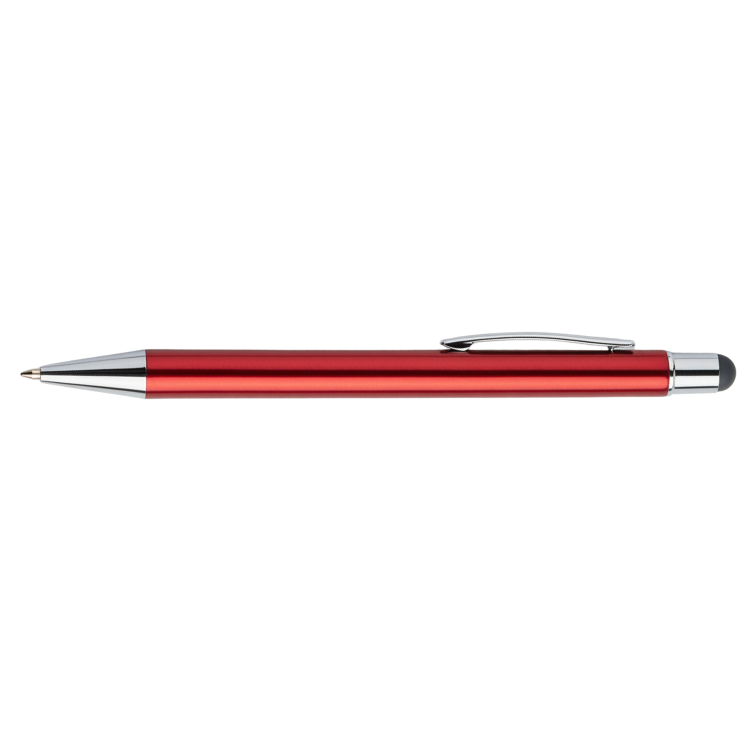 The Alu Mark Slim Pen | Premium Recycled Aluminum Pen with Stylus, Matte Gunmetal Finish, German Blue Ink Refill | Eco-Friendly Executive Pen for Office & Gifting, Grey