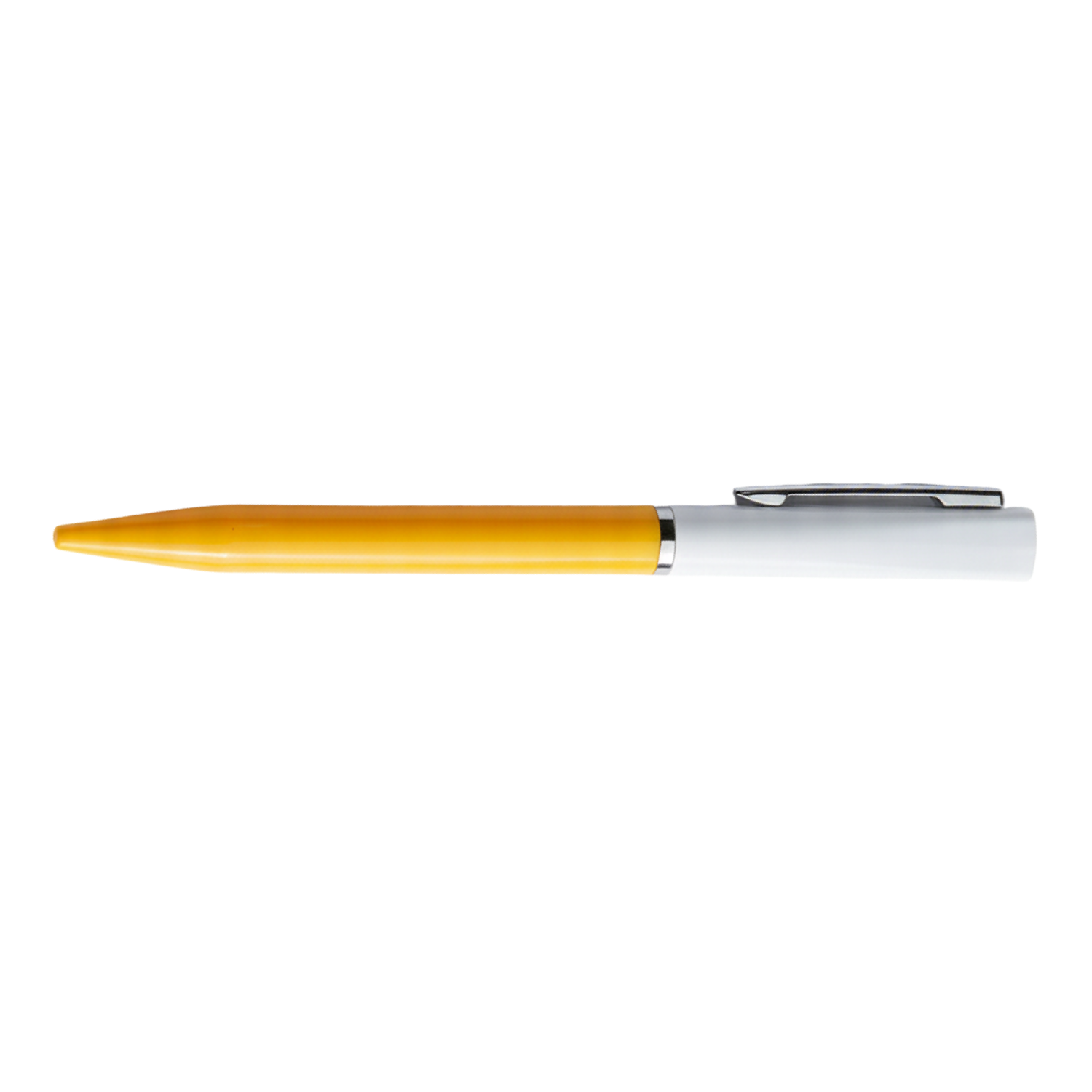 Twist Ballpen | Dual-Tone Twist-Action Pen with Chromed Ring & Metal Clip | Smooth Writing Pen for Office, Gifting & Corporate Branding