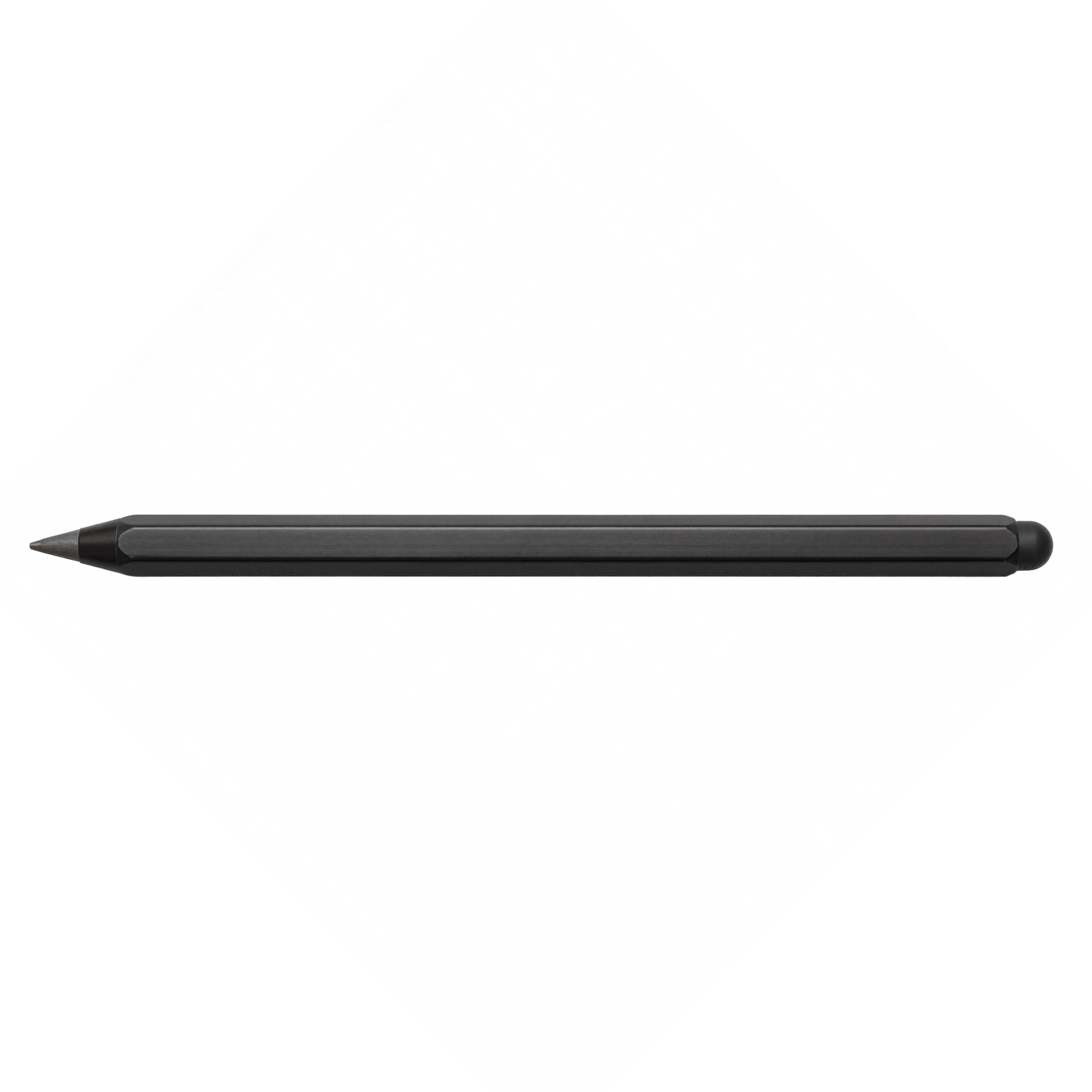 Metric Ruler Pen | Recycled Aluminum Dual Function Pen with Laser-Etched Metric Scale, Matte Finish, Lightweight Design | Eco-Friendly Tool for Students, Architects & Engineers, Black