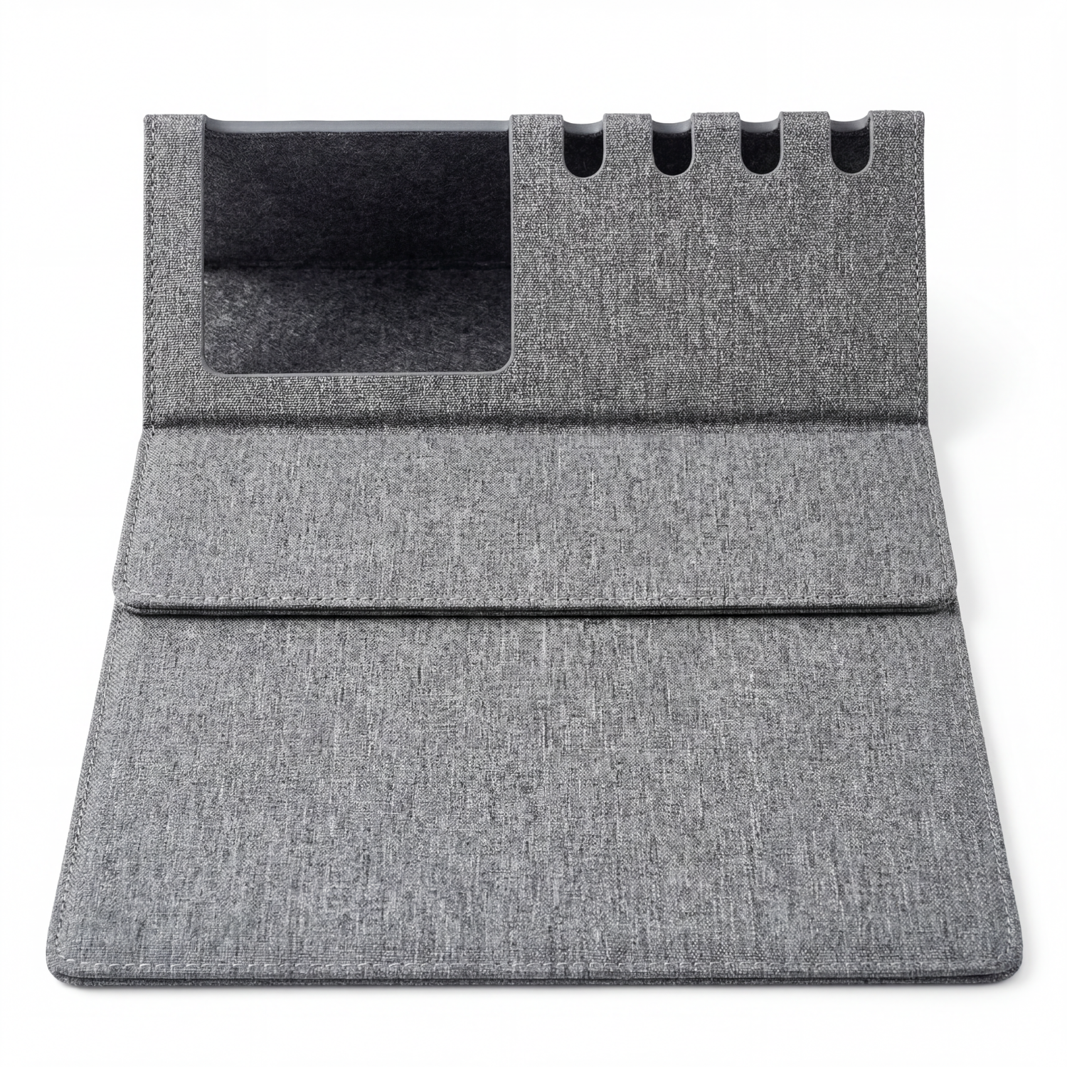 ReMat RPET Desk Pad | Foldable Eco-Friendly Phone & Pen Holder, Lightweight Fabric Desk Stand, Portable Workspace Organizer | Sustainable Office Accessory| Foldable Eco-Friendly Phone & Pen Holder, Lightweight Fabric Desk Stand, Portable Workspace Organizer | Sustainable Office Accessory