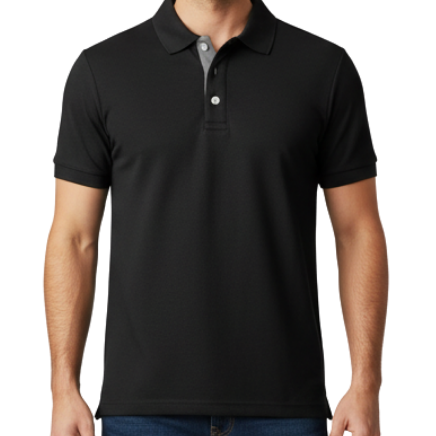 Poly Flex Polo Tee | 100% Polyester T-Shirt with Classic Collar, Lightweight Breathable Fabric & Relaxed Fit | Casual, Lounge & Active Wear