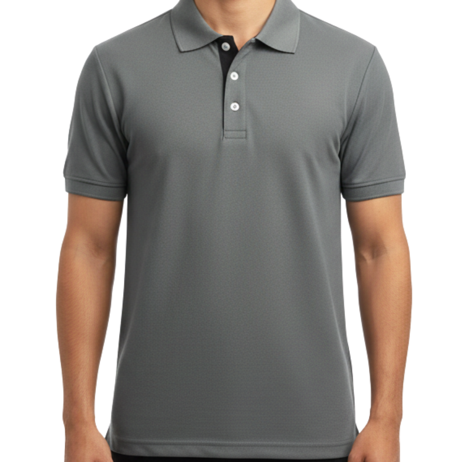 PolyFlex Polo Tee | Lightweight Polyester T-Shirt with Classic Collar, Breathable Fabric & Relaxed Fit | Casual, Lounge & Active Wear