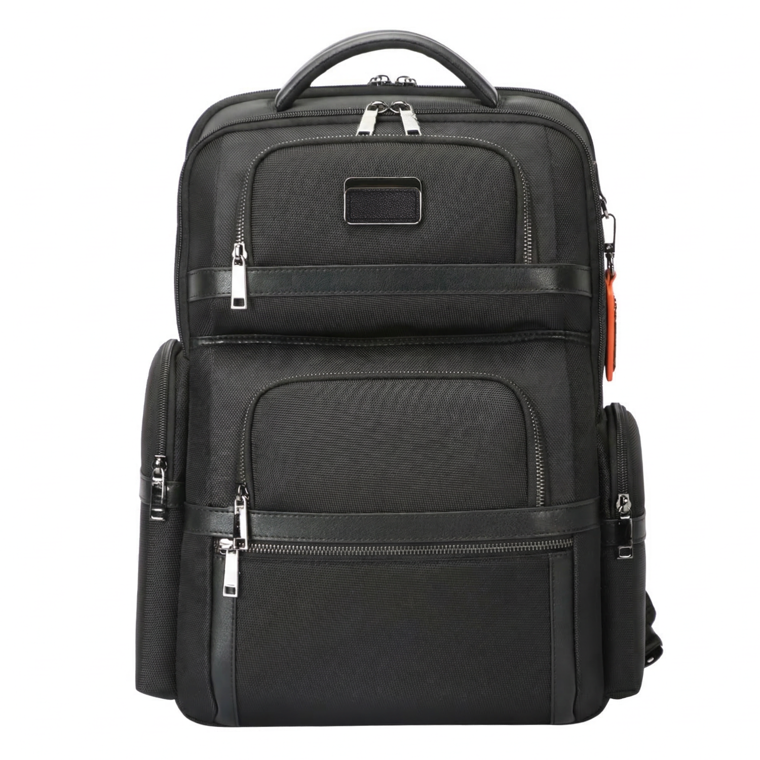 The Flux Backpack | Premium Laptop Backpack, Smart Storage, USB & Type-C Charging Port, Reinforced Handle & Ergonomic Design | Office, Business & Travel Backpack, Black