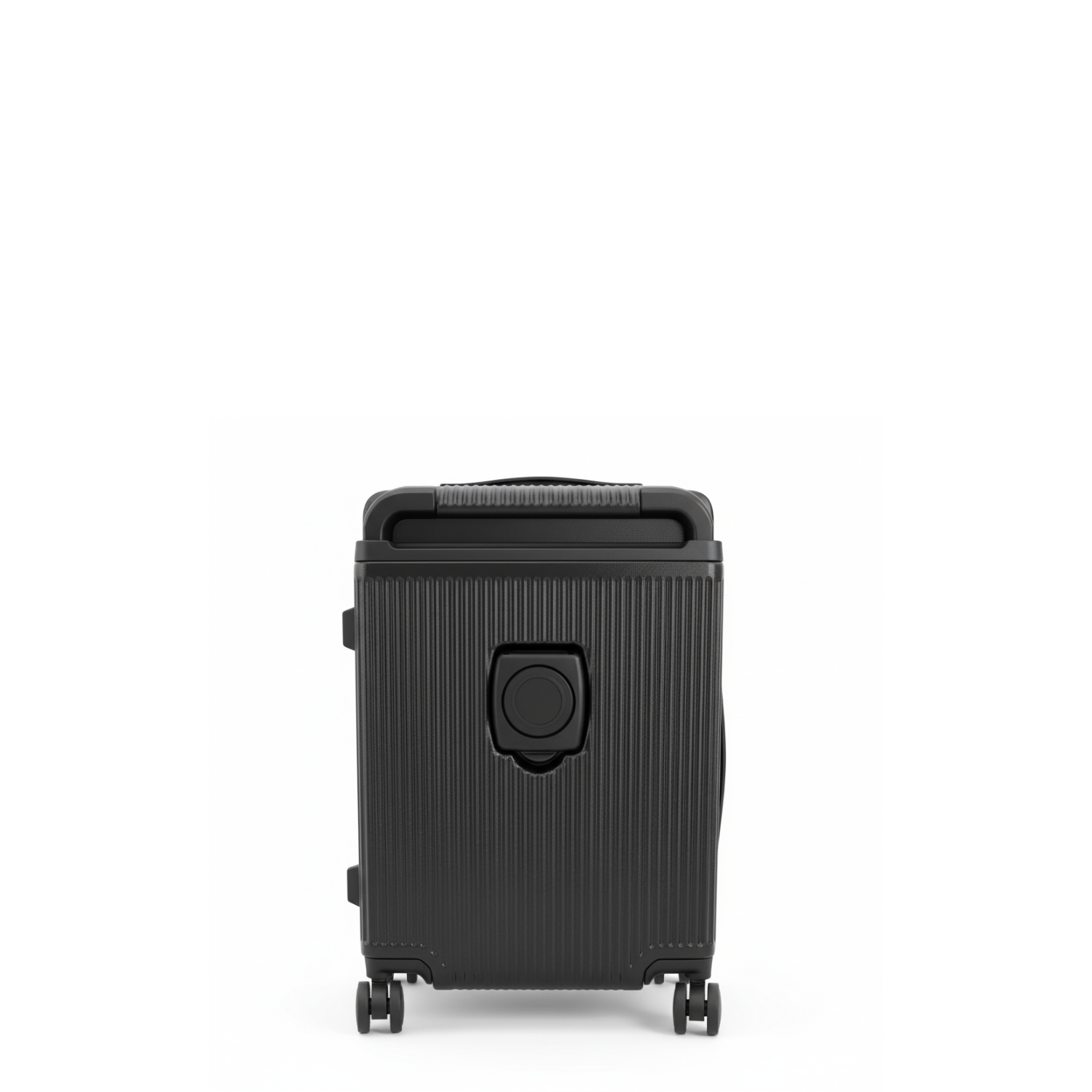 Polycarbonate Travel Suitcase | Hard Shell Luggage with Wide Aluminum Trolley Handle, 8 Spinner Wheels & TSA Lock | Durable & Secure Travel Bag view 3