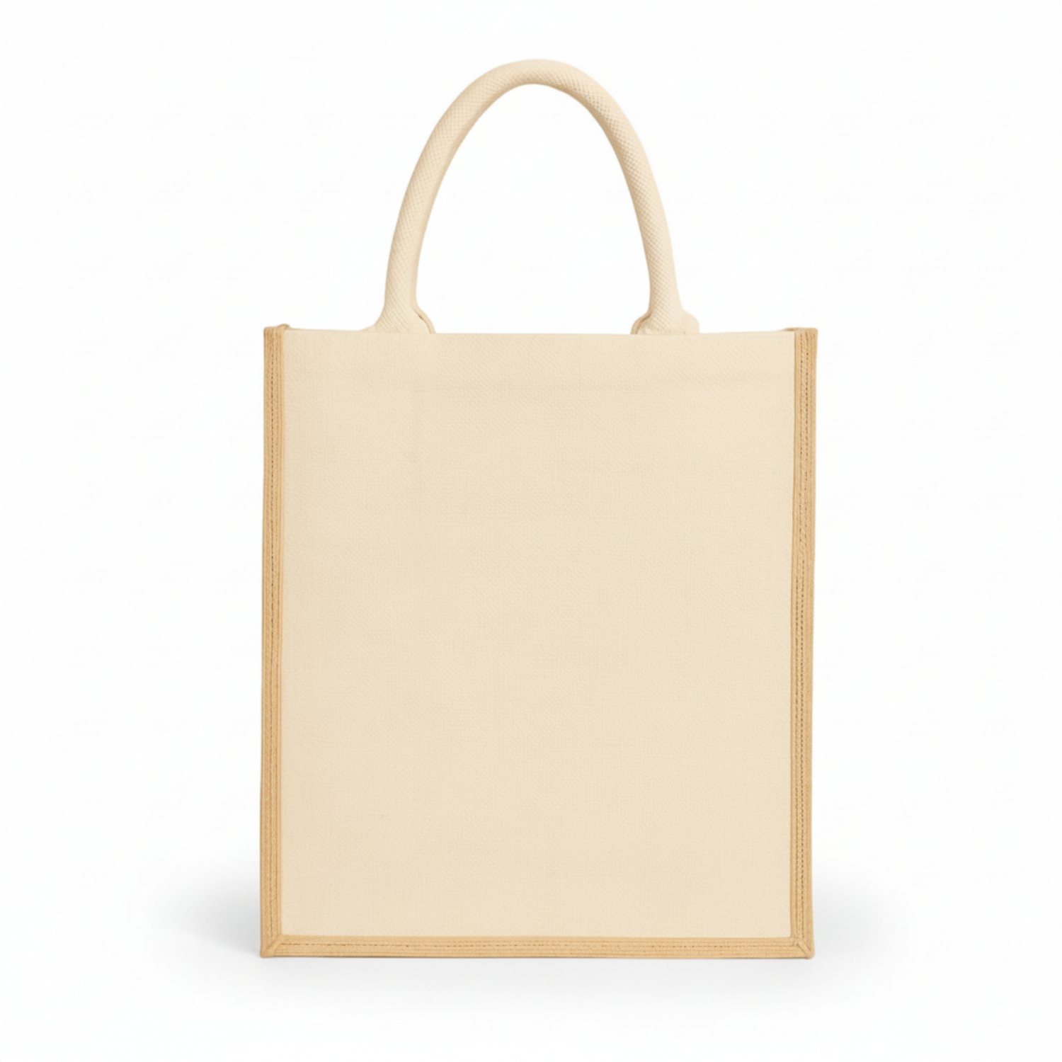 Sachi Jute Tote Bag | 100% Natural Jute Carry Bag with Waterproof Lining, Reinforced Handles & Spacious Design | Eco-Friendly Shopping & Everyday Tote
