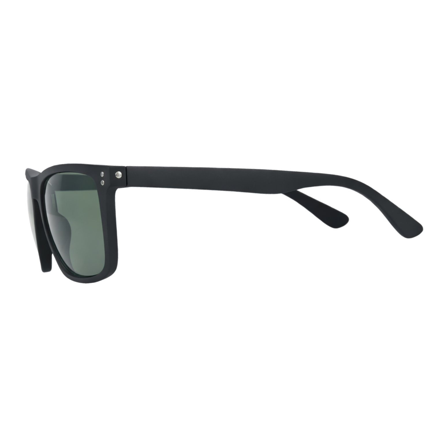 Looplense Sunglasses | Polarized G15 Lens, Matte Black PC Frame, Anti-Glare UV Protection | Lightweight Outdoor & Everyday Eyewear
