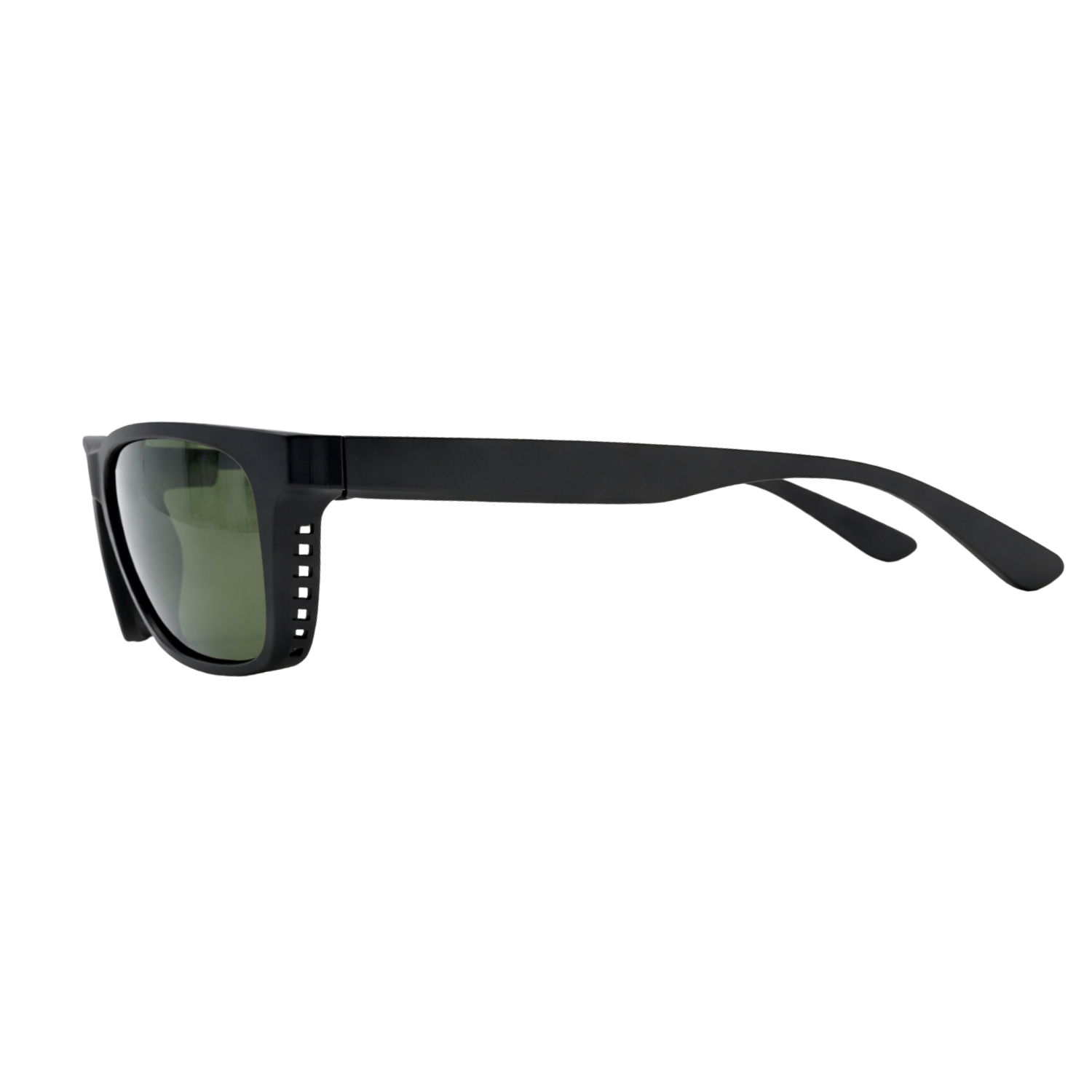 EcoGaze Sunglasses | PC Frame Sunglasses with G15 Green Lenses, Anti-Glare UV Protection, Matte Black Finish | Outdoor & Everyday Wear