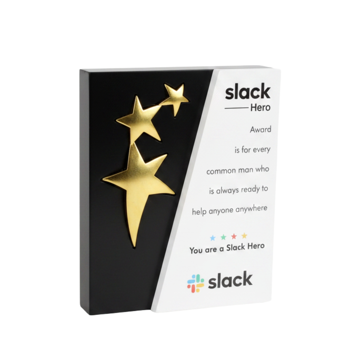 Custom Corporate Star Trophy – Premium Wooden Award for Employee Recognition, Office Awards & Achievements