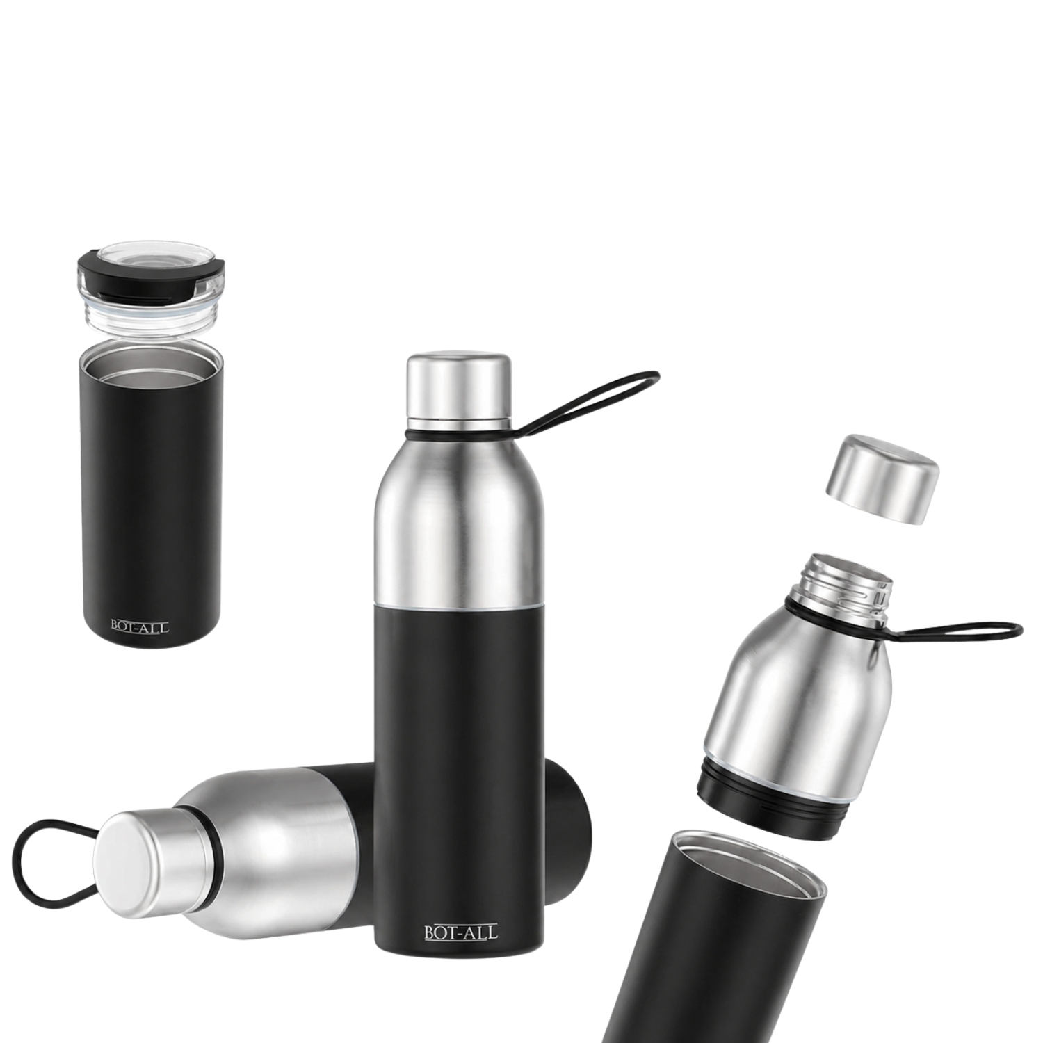 2 in 1 bottle, stainless steel water bottle, insulated bottle, flask with cup, hot cold bottle, travel bottle, corporate gift bottle, vacuum flask