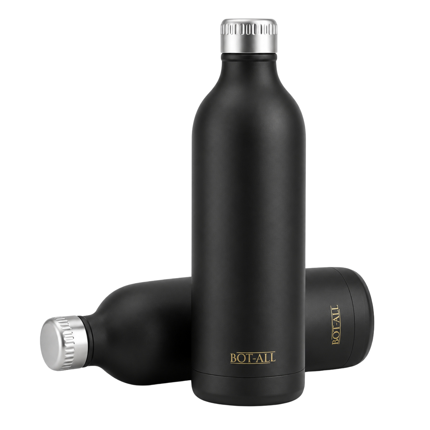 Square Stainless Steel Water Bottle (500 ml), Vacuum Insulated Flask, Hot & Cold 12 Hours, Leakproof, BPA Free, Premium Square Design Bottle