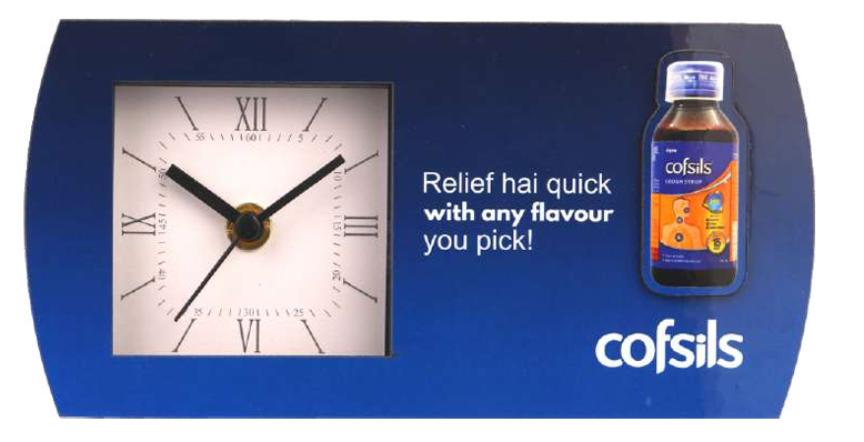 CURVE Slim Desk Clock