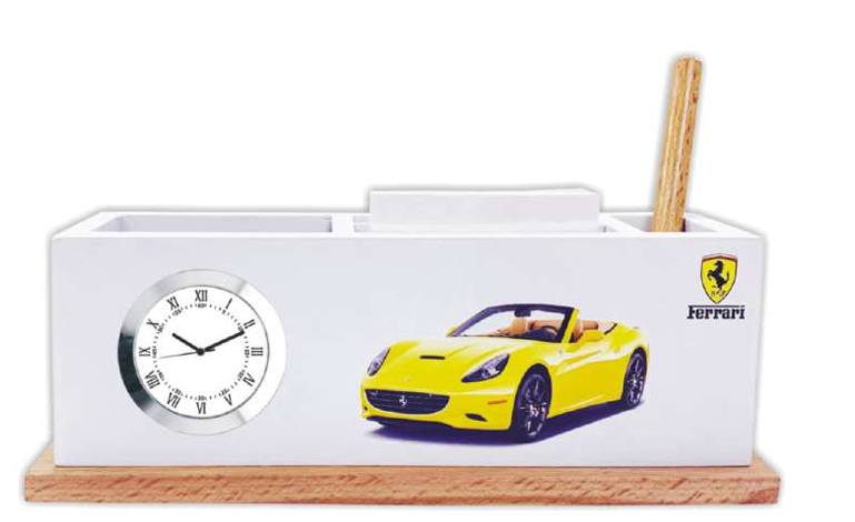 TIME DRIVE DESK ORGANIZER CLOCK