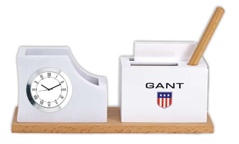 CLASSIC  DESK CLOCK ORGANIZER