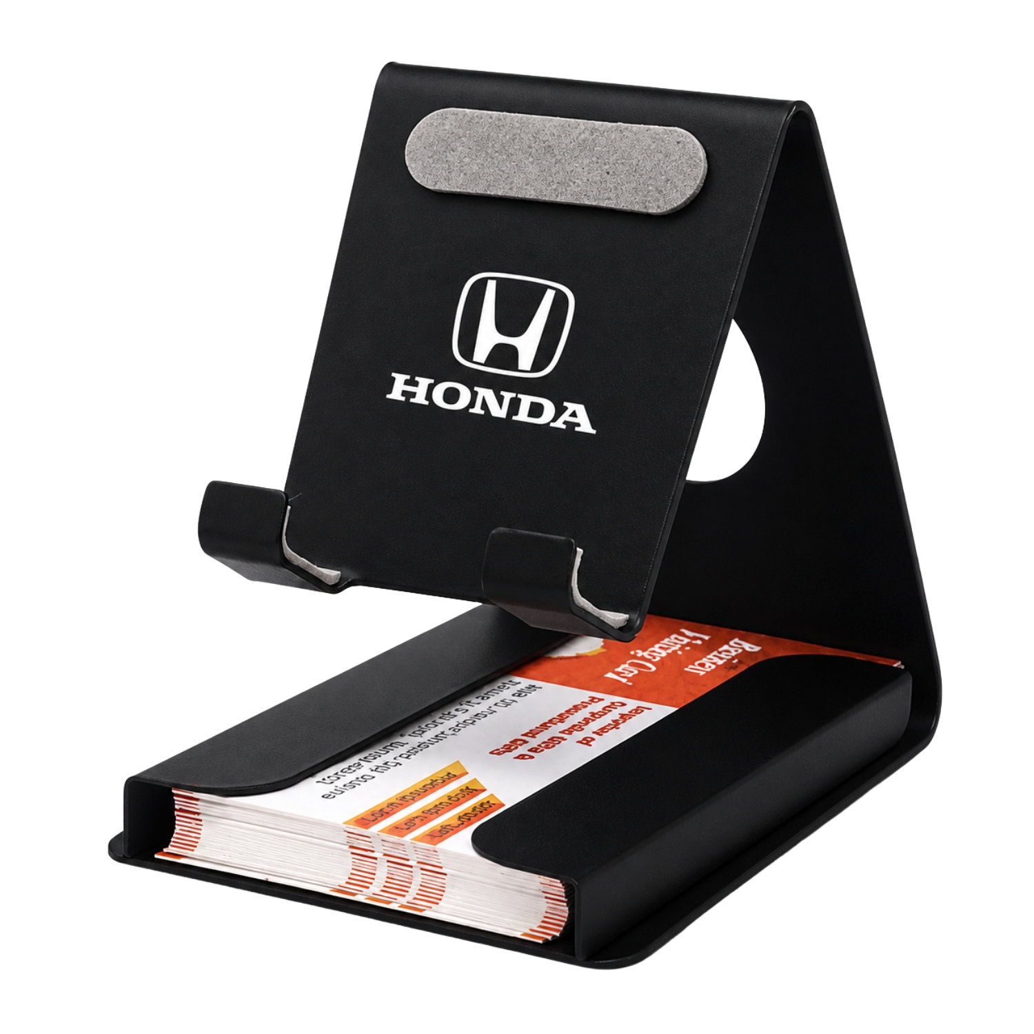 Metal Mobile Stand With Card Holder (BTC - 4279 Black)
