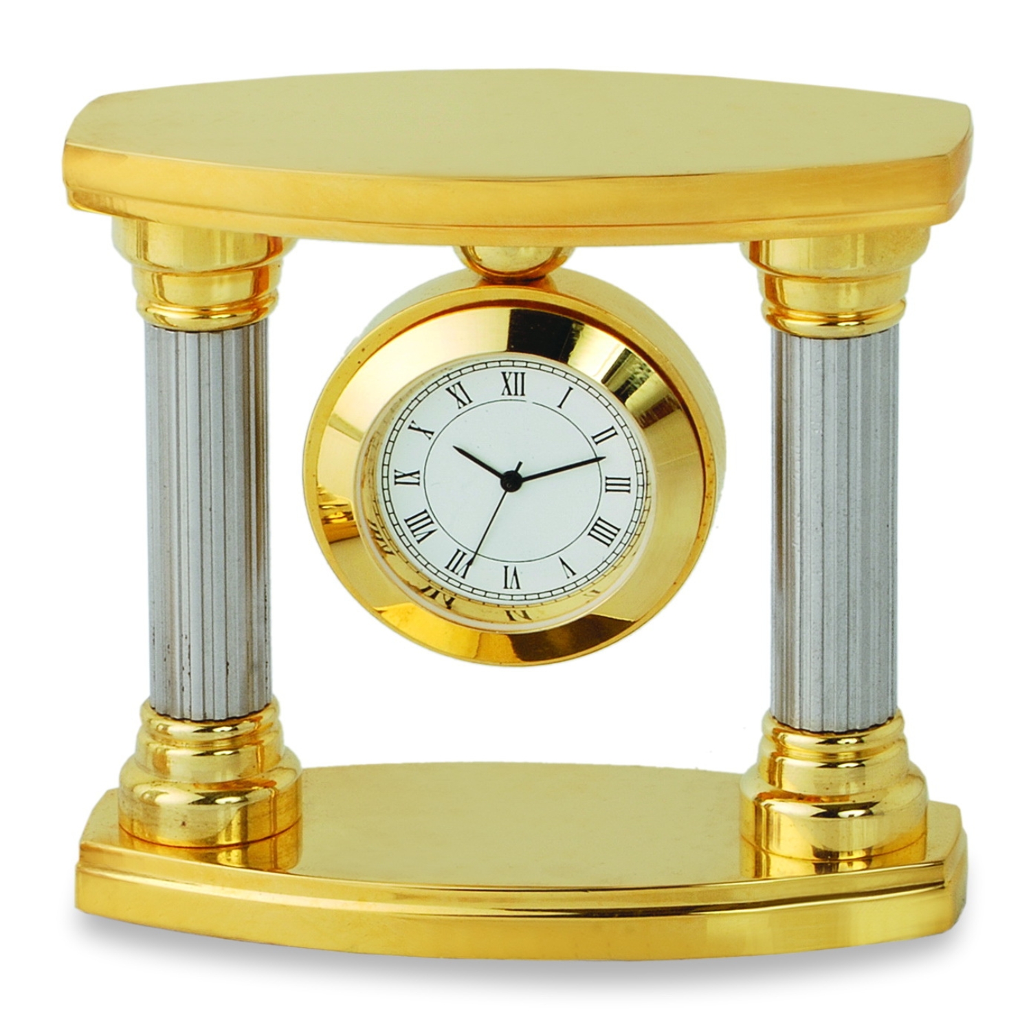 Personalized Golden Desk Clock (BTC - 41)