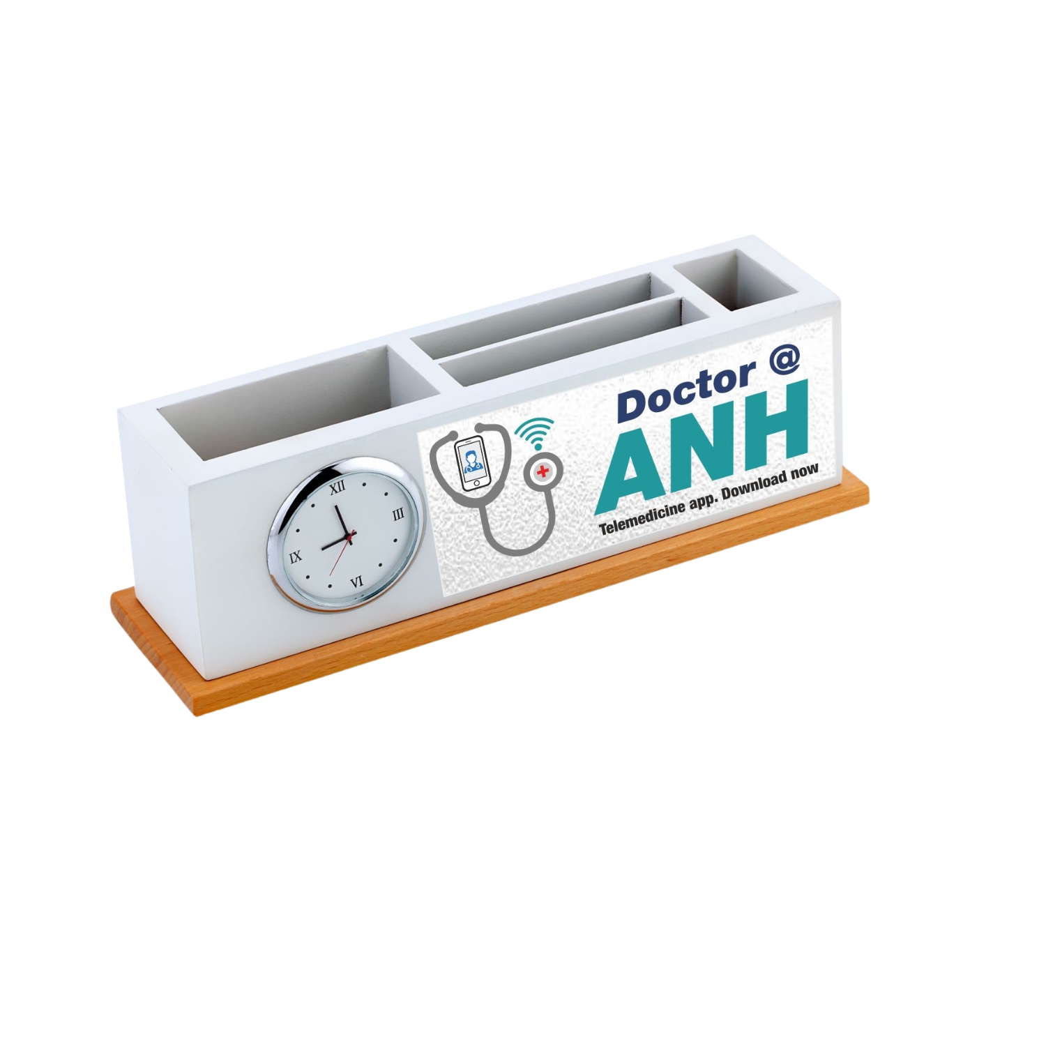 White Elegance Desk Organiser BTC - 4298